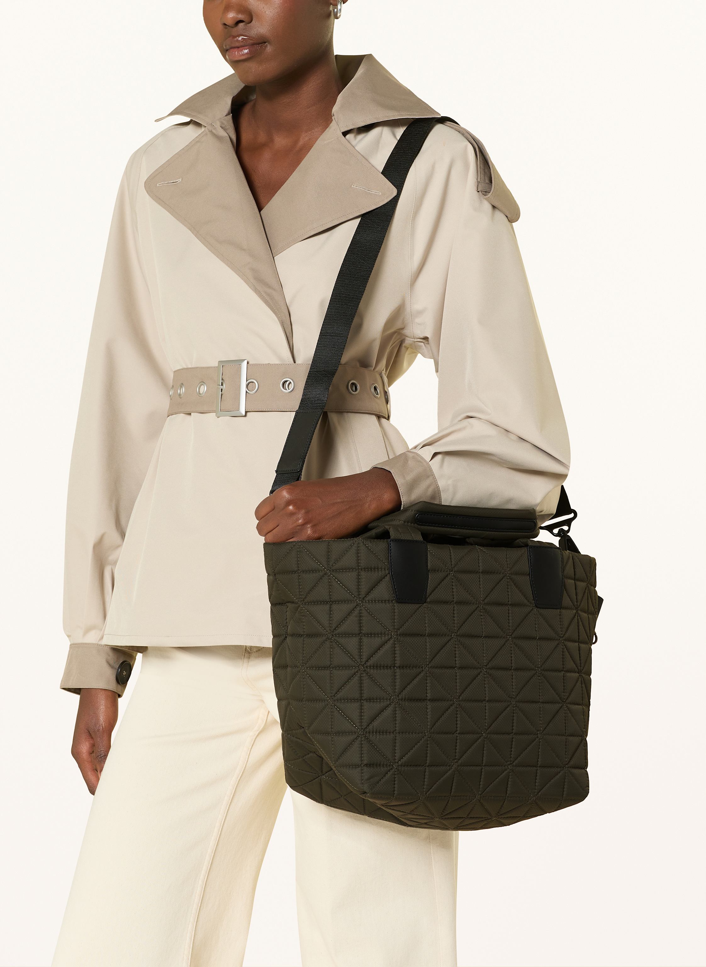 Thumbnail - Vee Collective Shopper Vee Tote Small Mit Pouch gruen