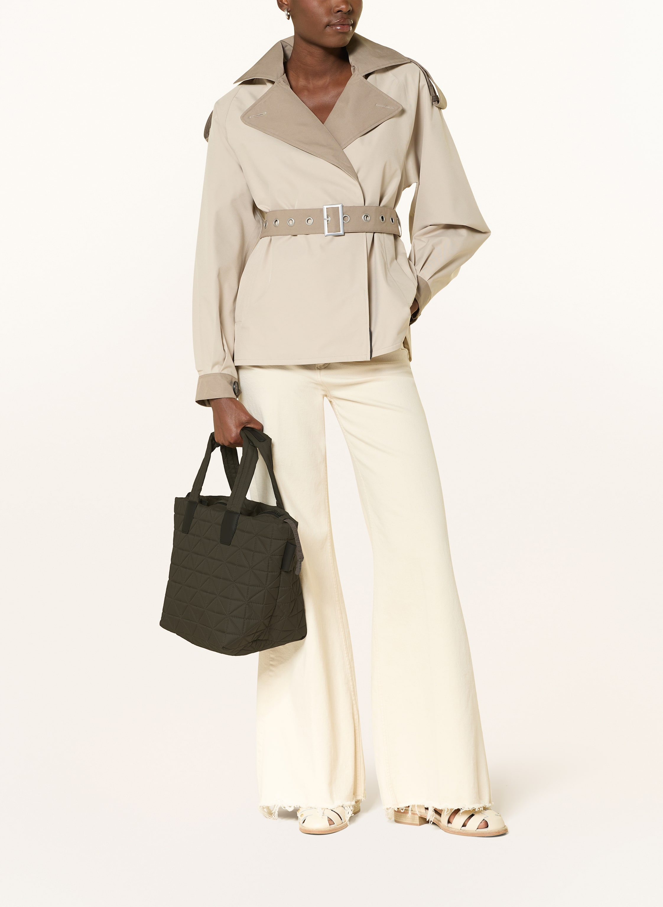 Thumbnail - Vee Collective Shopper Vee Tote Small Mit Pouch gruen