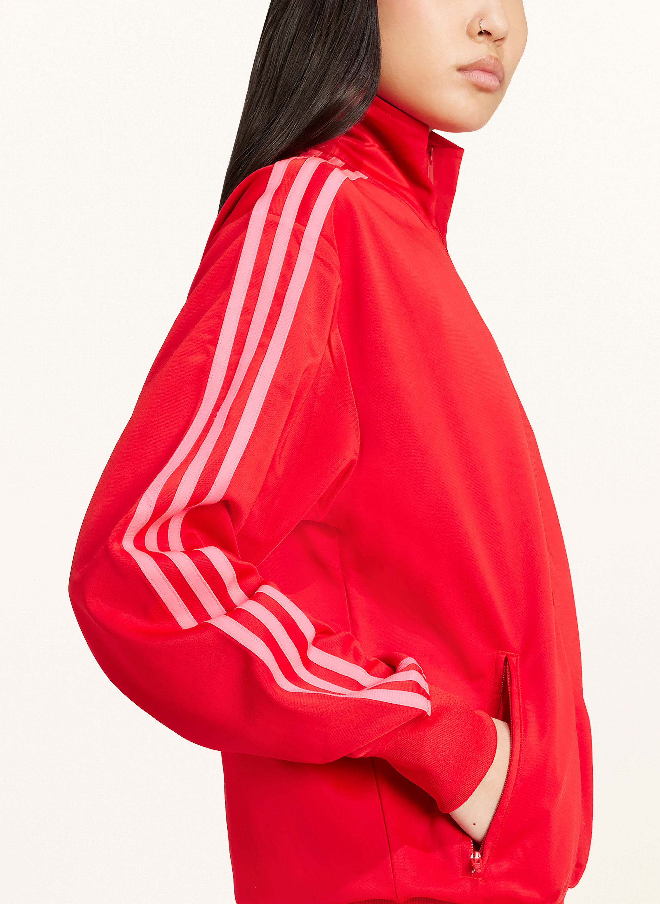 Thumbnail - Adidas Originals Trainingsjacke Firebird Adicolor rot