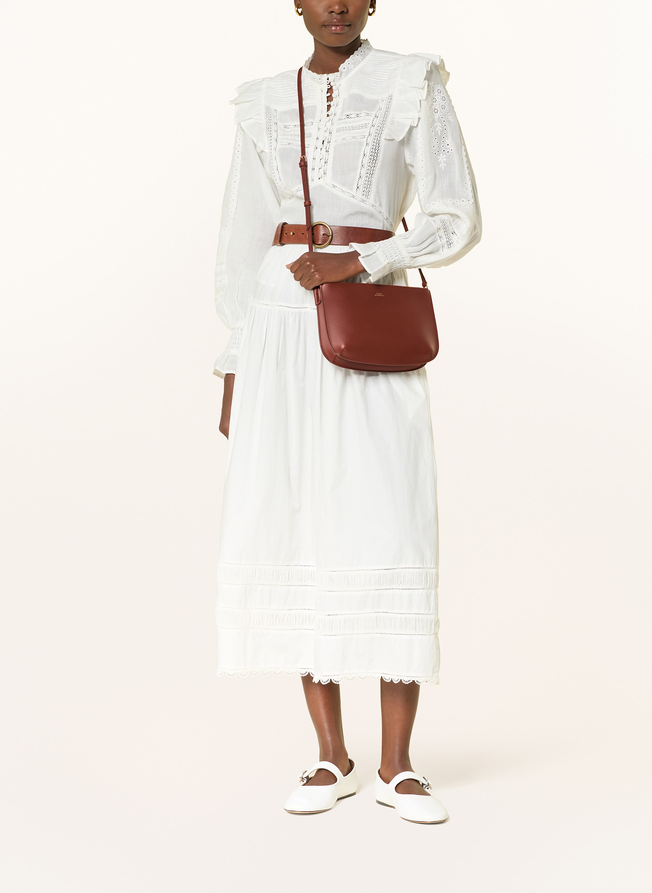 Thumbnail - A.P.C. Umhängetasche Sarah braun