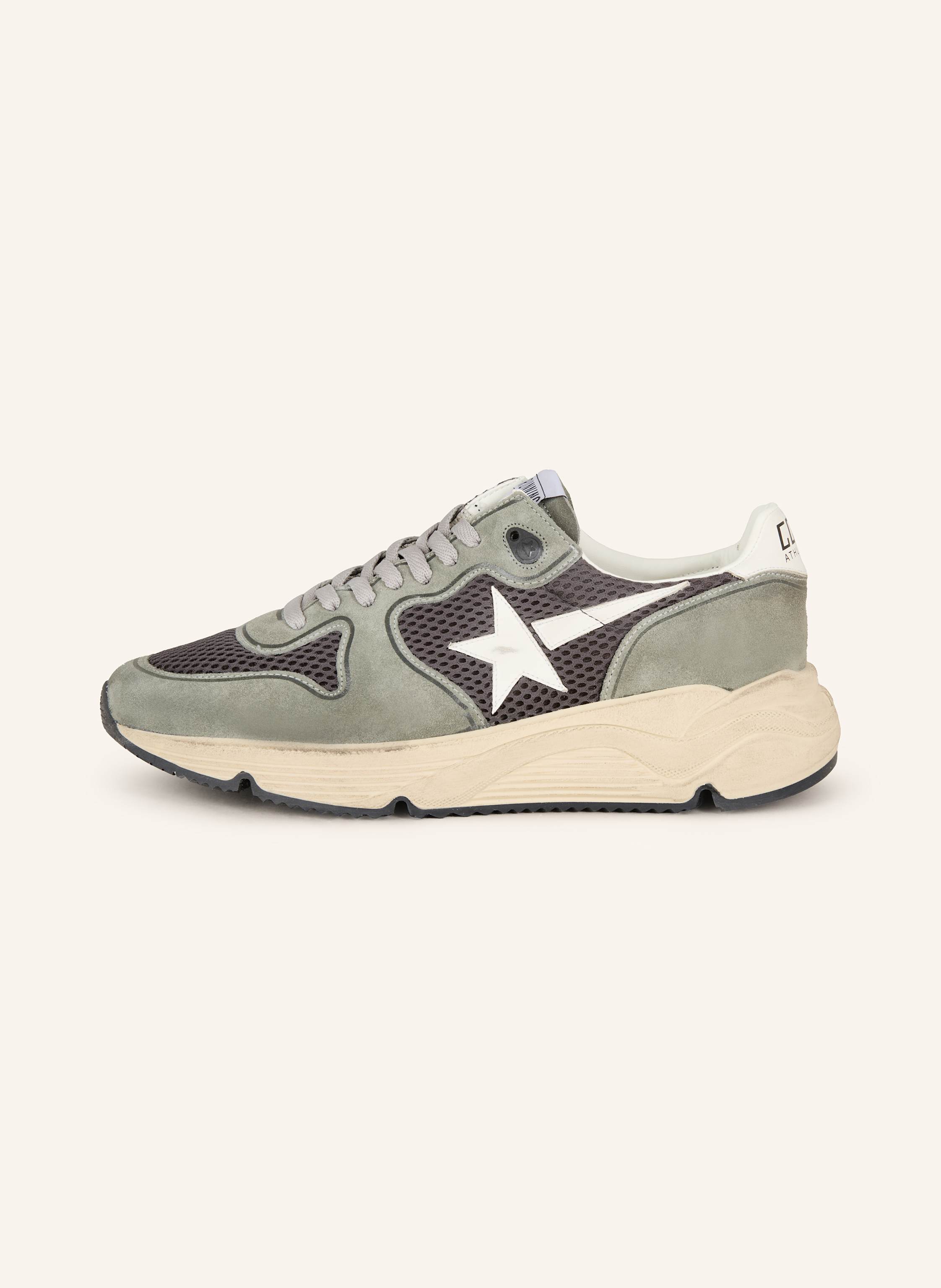 Thumbnail - Golden Goose Sneaker Running Sole gruen
