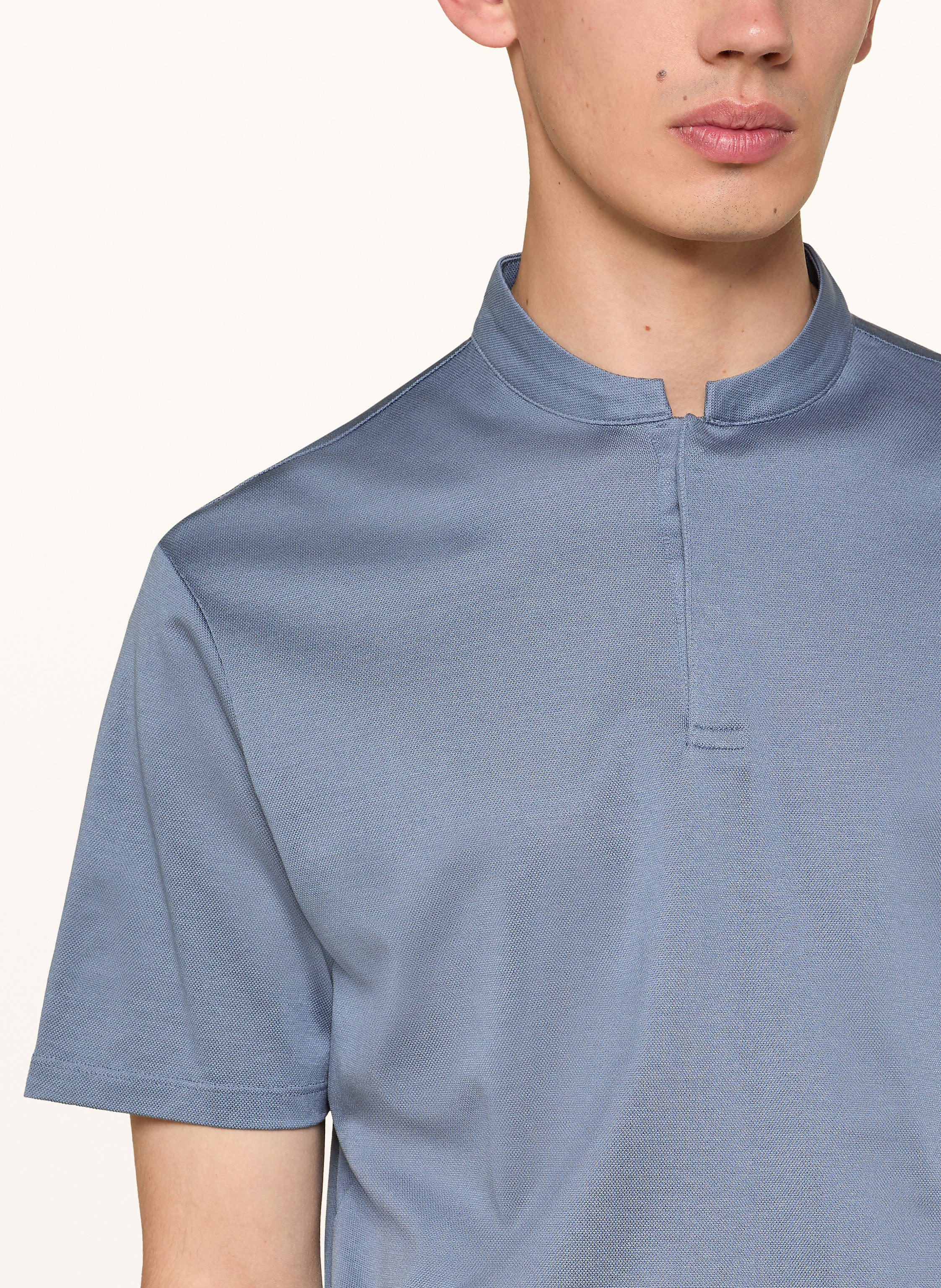 Thumbnail - Drykorn Jersey-Poloshirt Louis blau