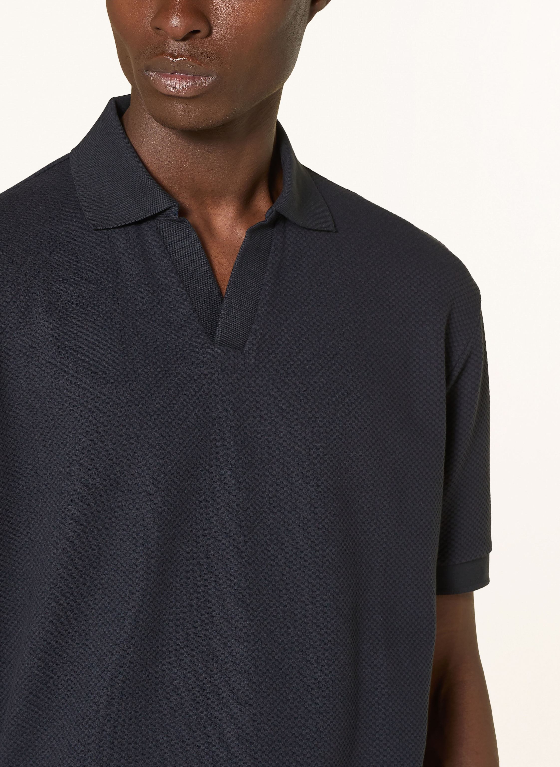 Thumbnail - Drykorn Piqué-Poloshirt Acayo Relaxed Fit blau