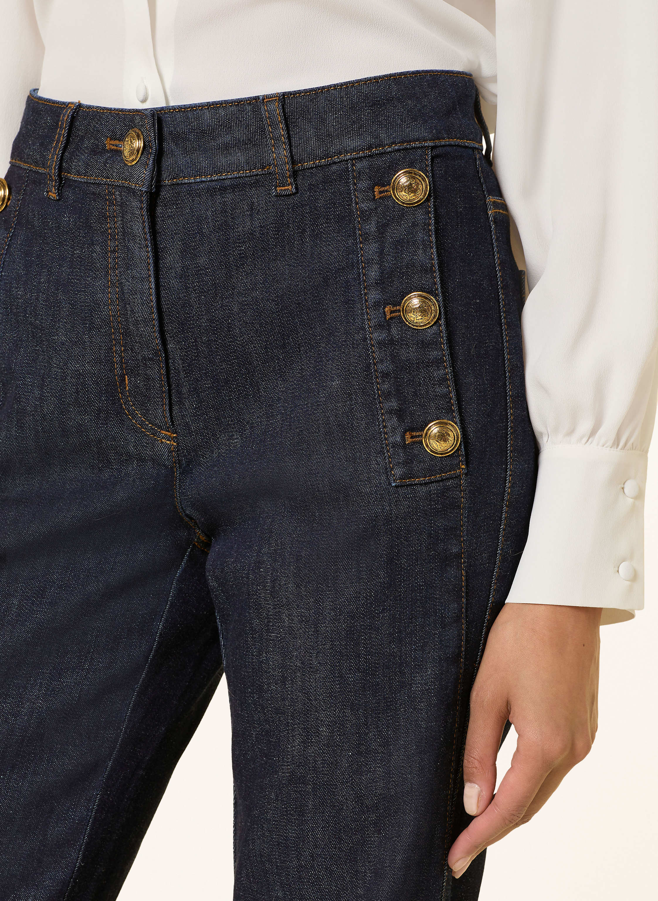 Thumbnail - Luisa Cerano Bootcut Jeans blau