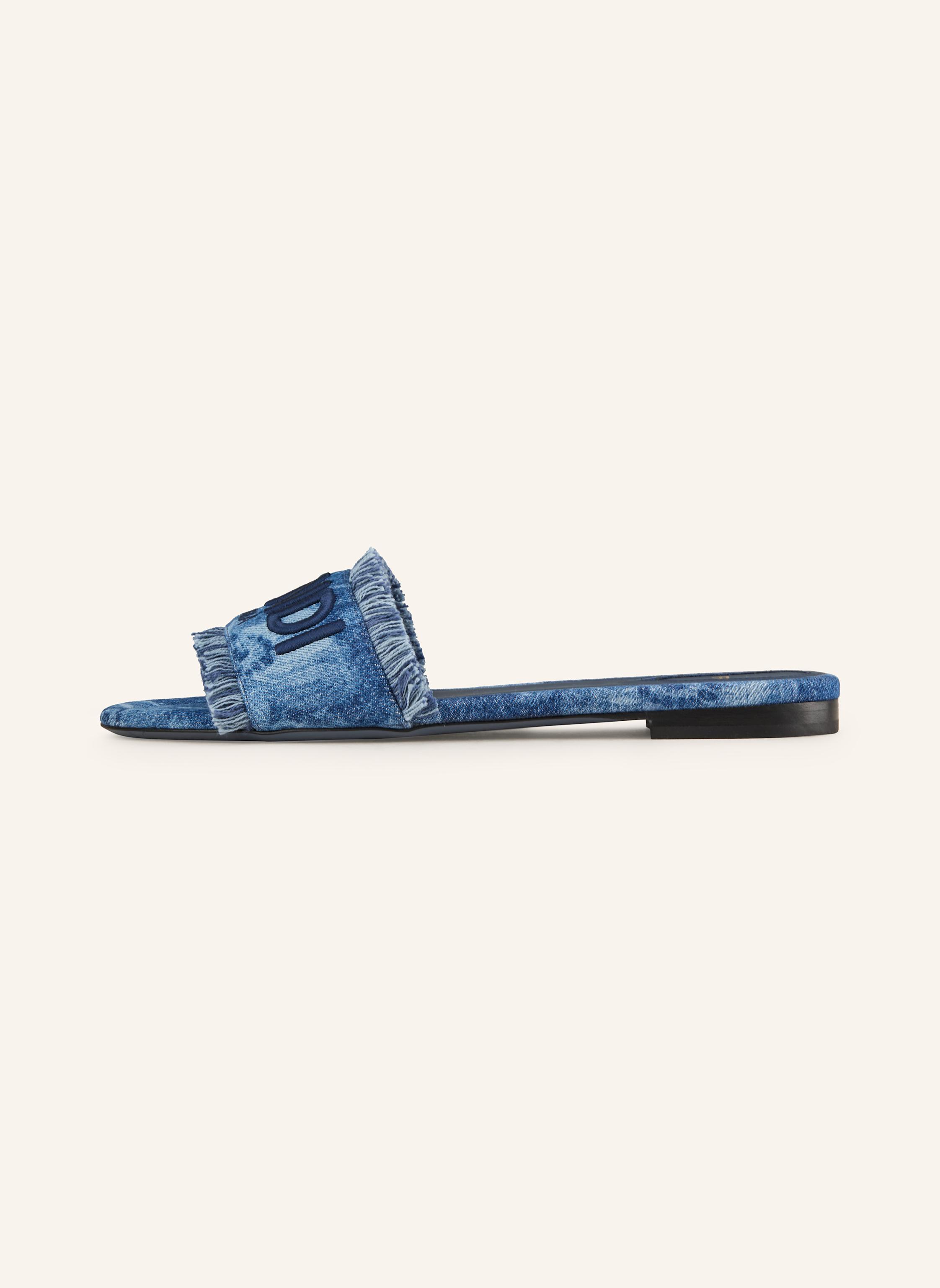 Thumbnail - Fendi Pantoletten blau