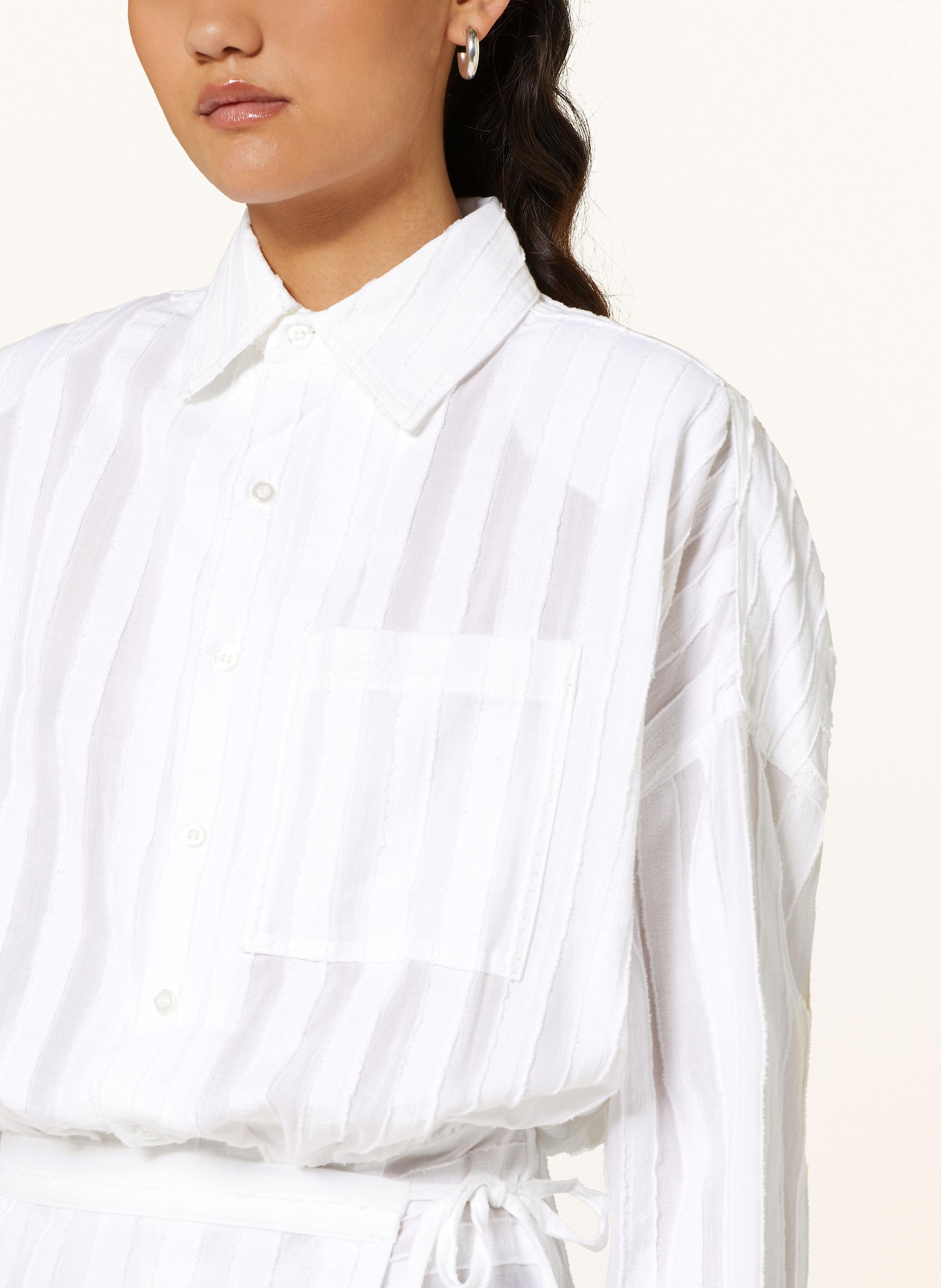 Thumbnail - Wrstbhvr Hemdblusenkleid Milay weiss