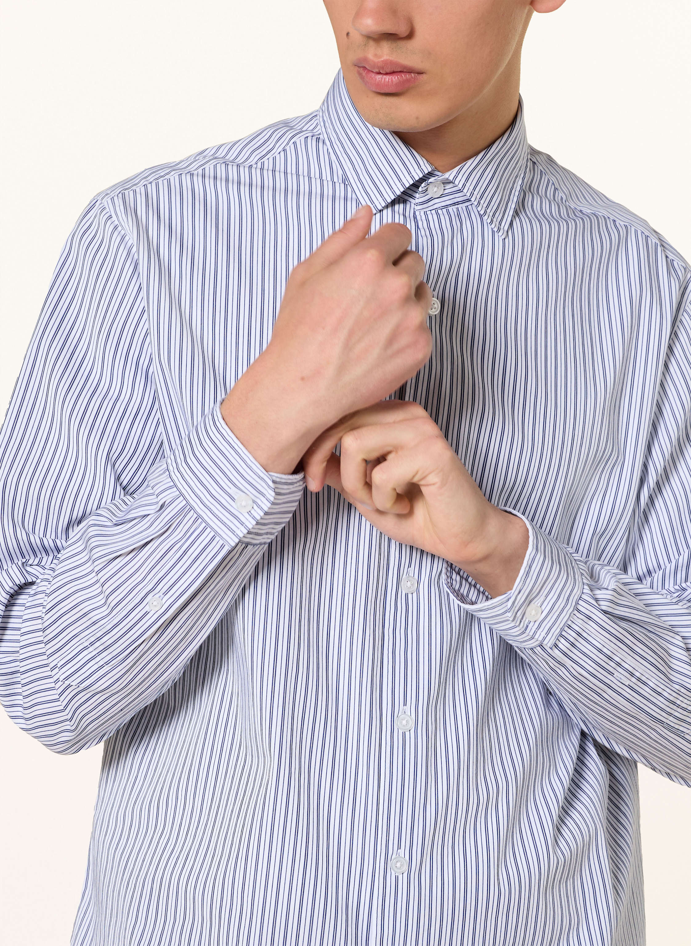 Thumbnail - Paul Hemd Comfort Fit blau