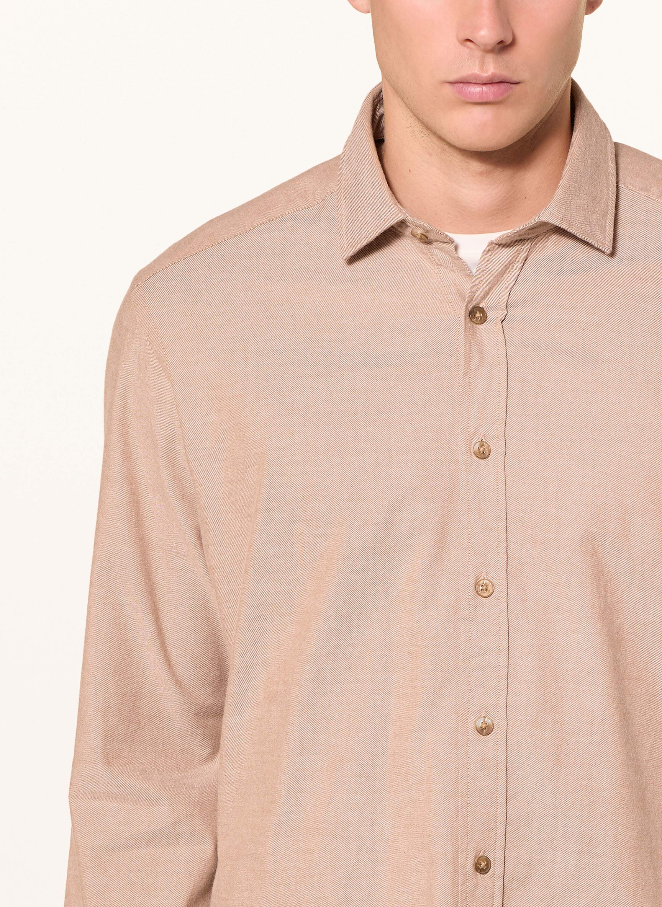 Thumbnail - Strokesman's Hemd Regular Fit beige