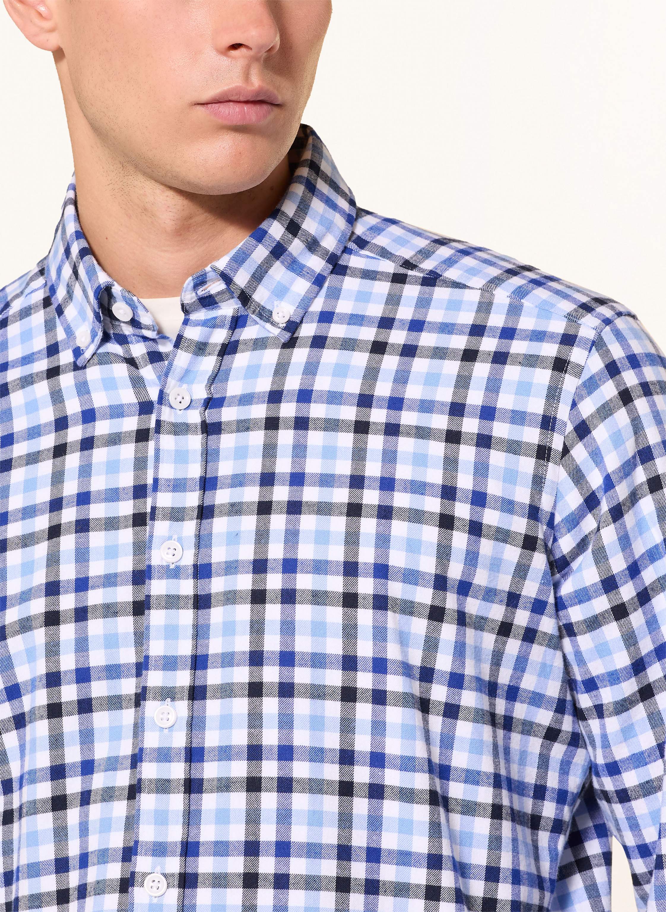 Thumbnail - Strokesman's Hemd Regular Fit blau