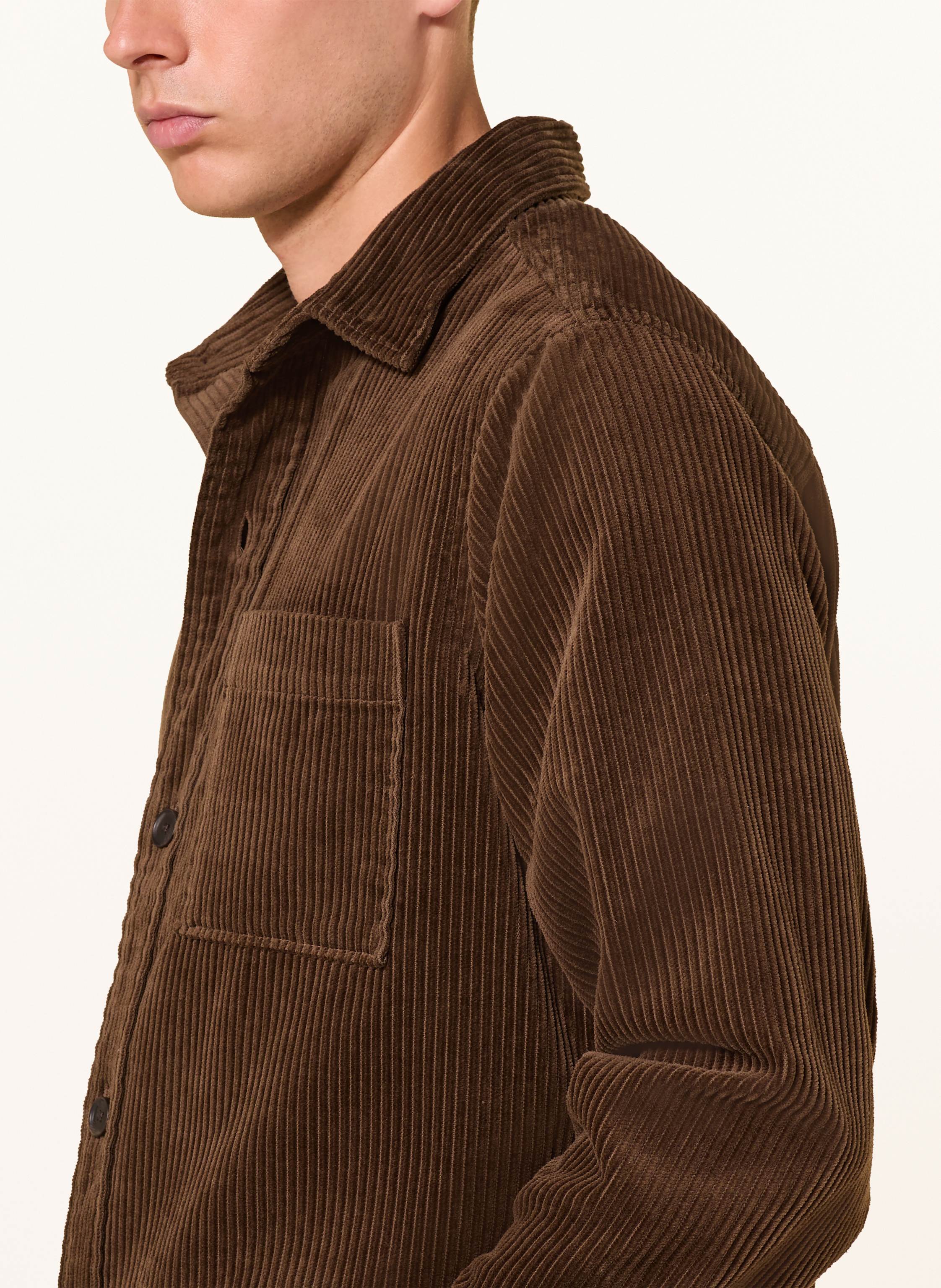 Thumbnail - Strokesman's Cordhemd Regular Fit braun