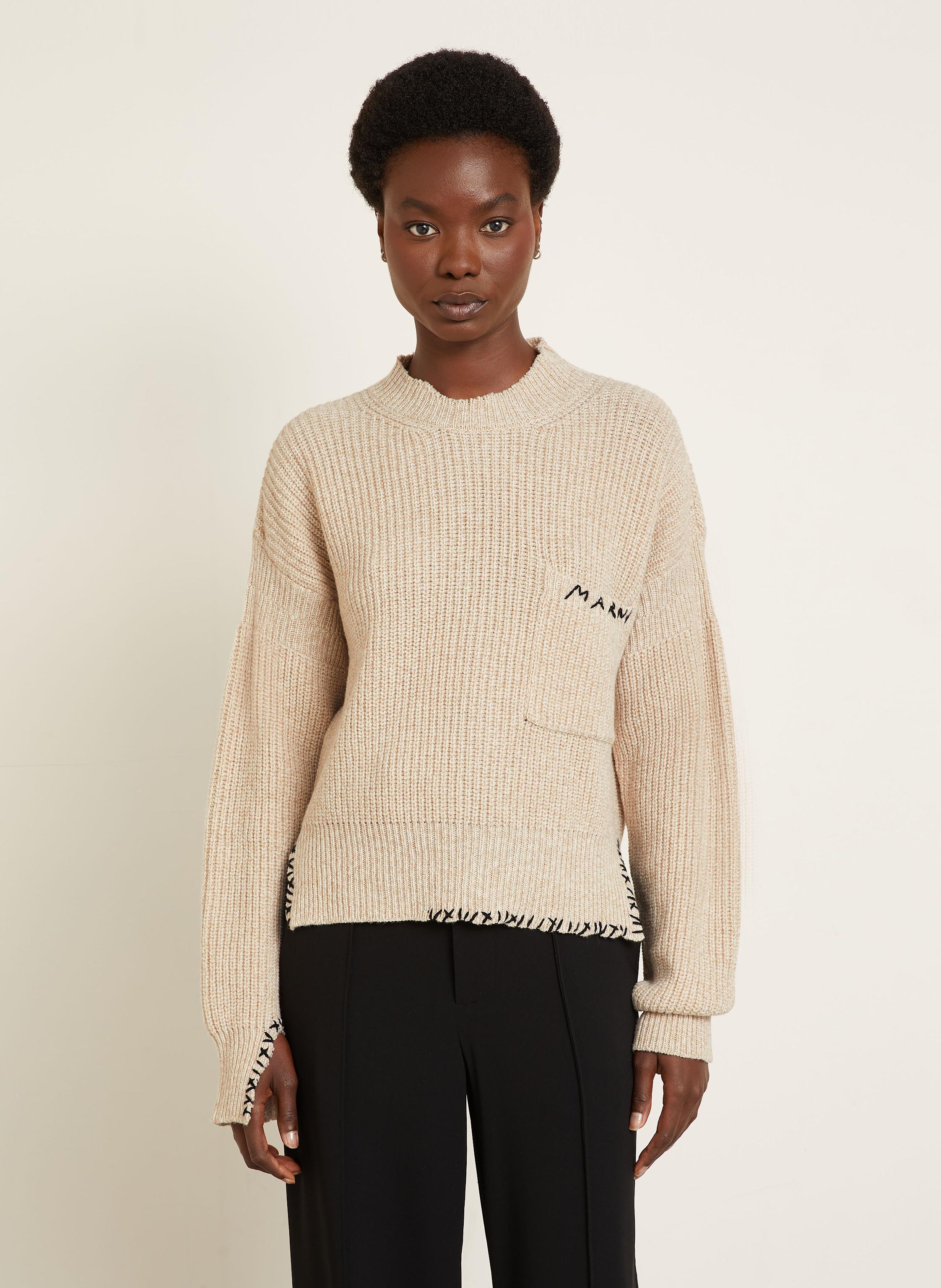 Thumbnail - Marni Pullover beige