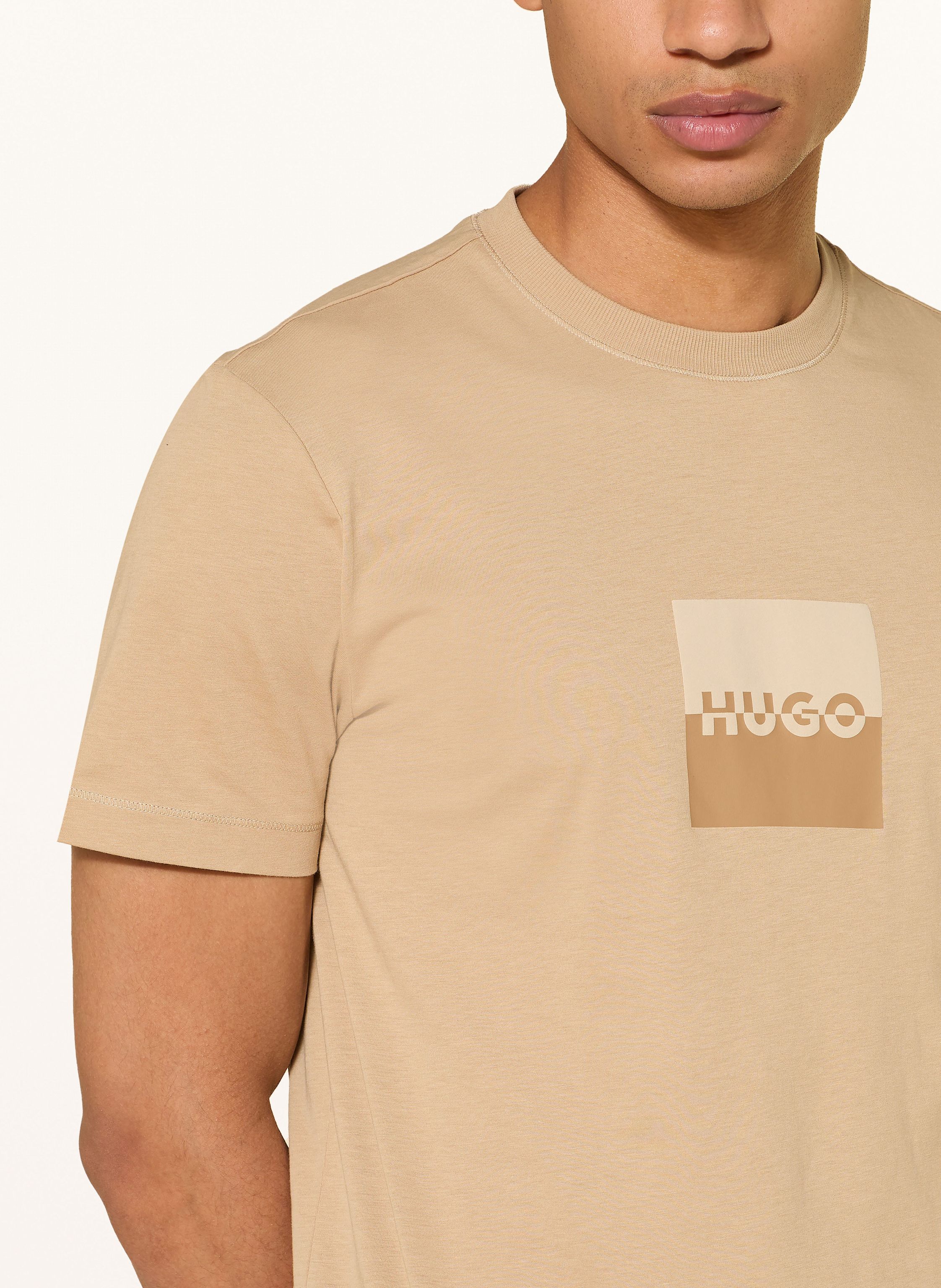 Thumbnail - Hugo T-Shirt Dusplit beige
