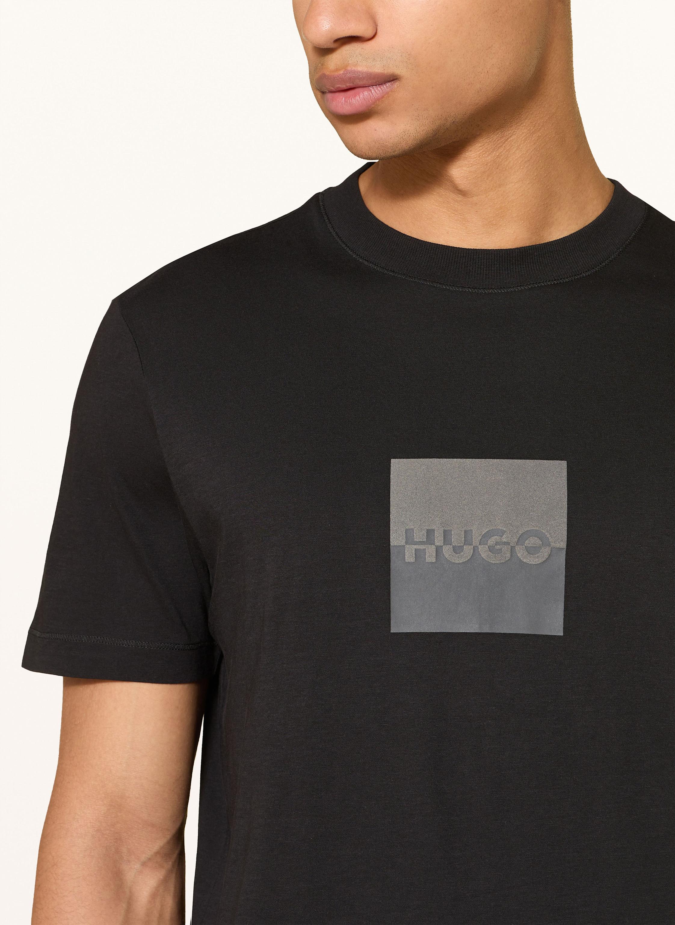 Thumbnail - Hugo T-Shirt Dusplit schwarz