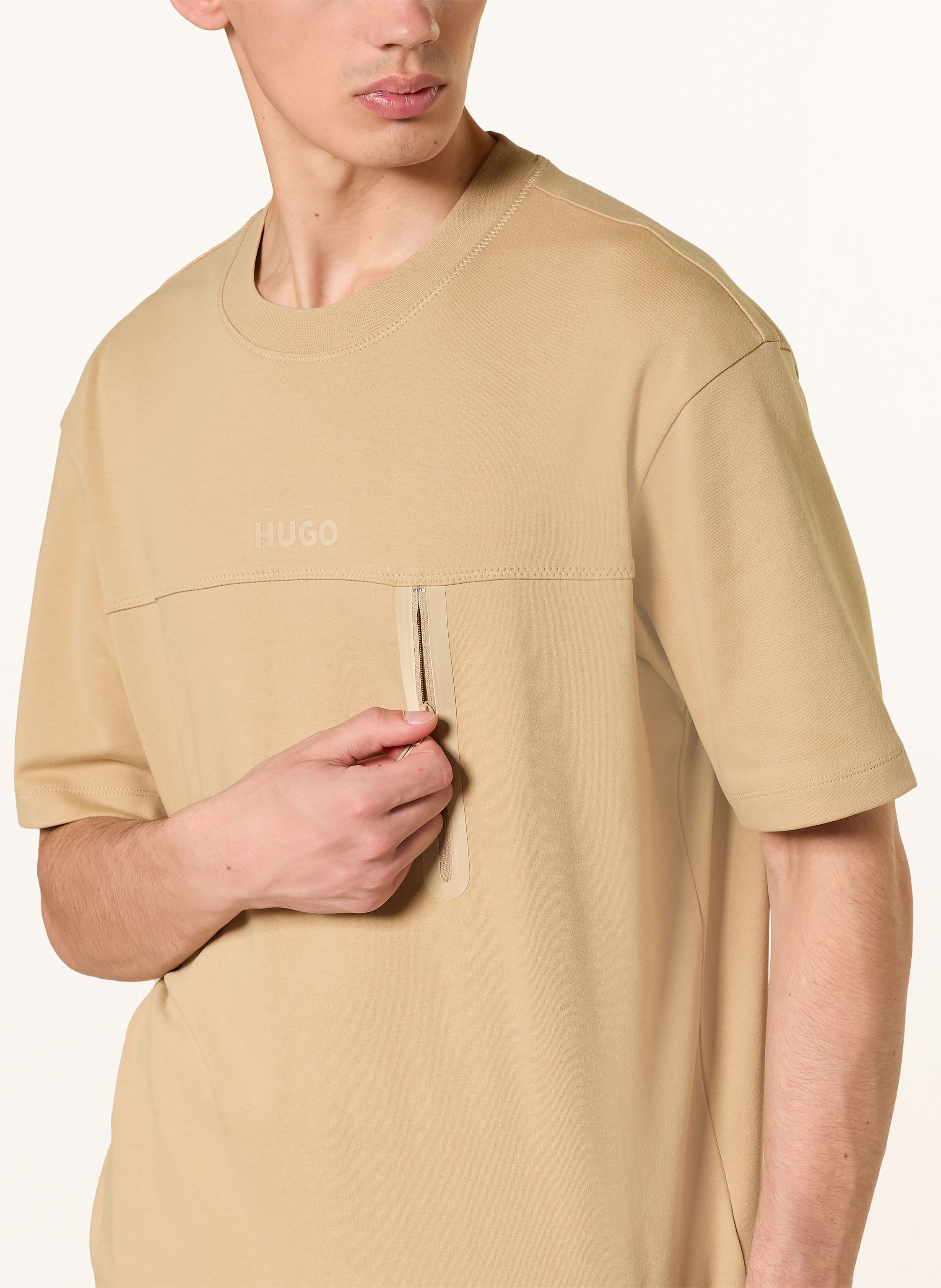 Thumbnail - Hugo T-Shirt Dubi beige
