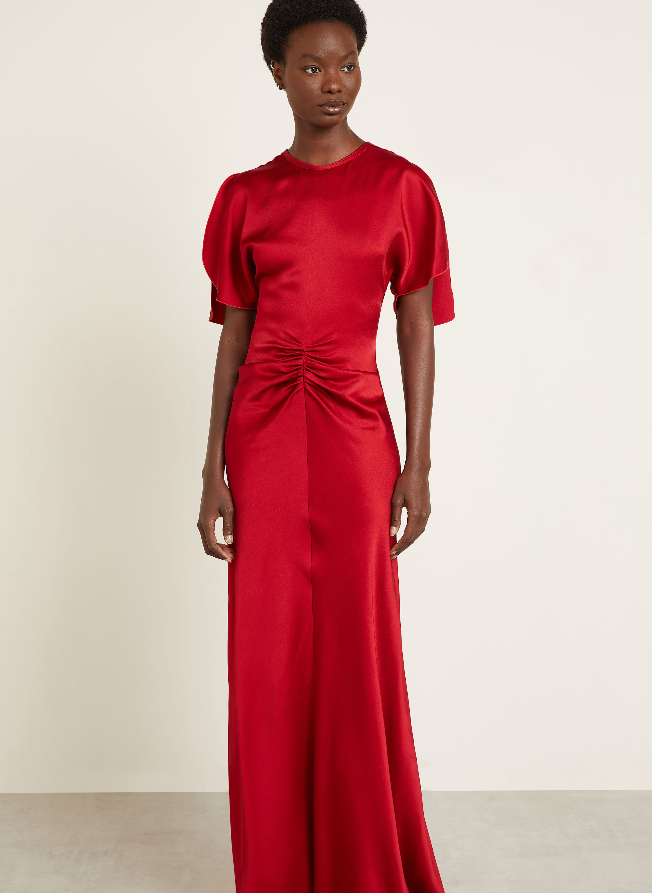 Thumbnail - Victoria Beckham Abendkleid Aus Satin rosa