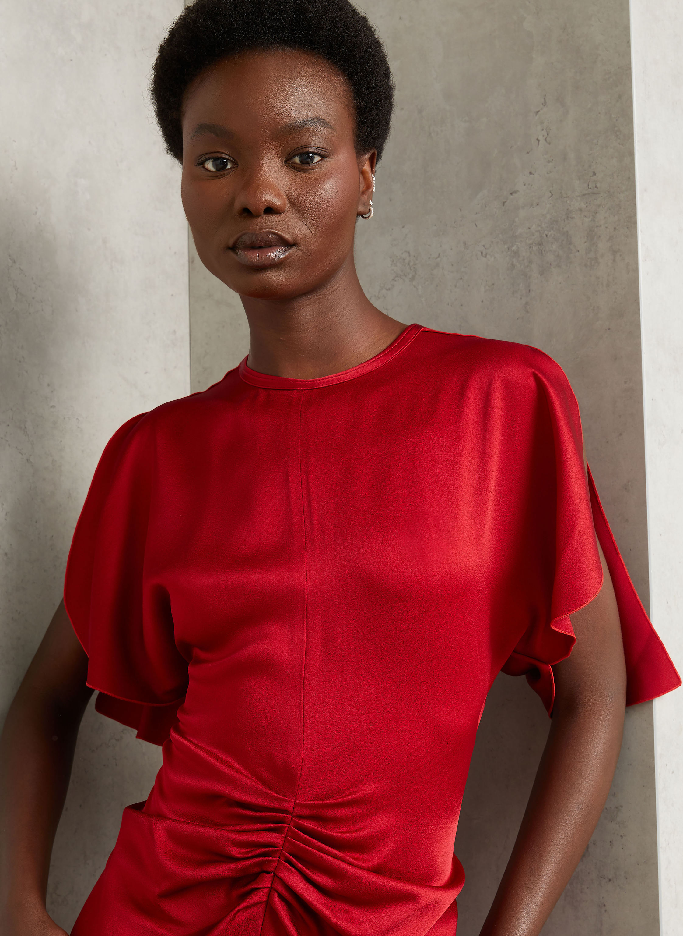 Thumbnail - Victoria Beckham Abendkleid Aus Satin rosa