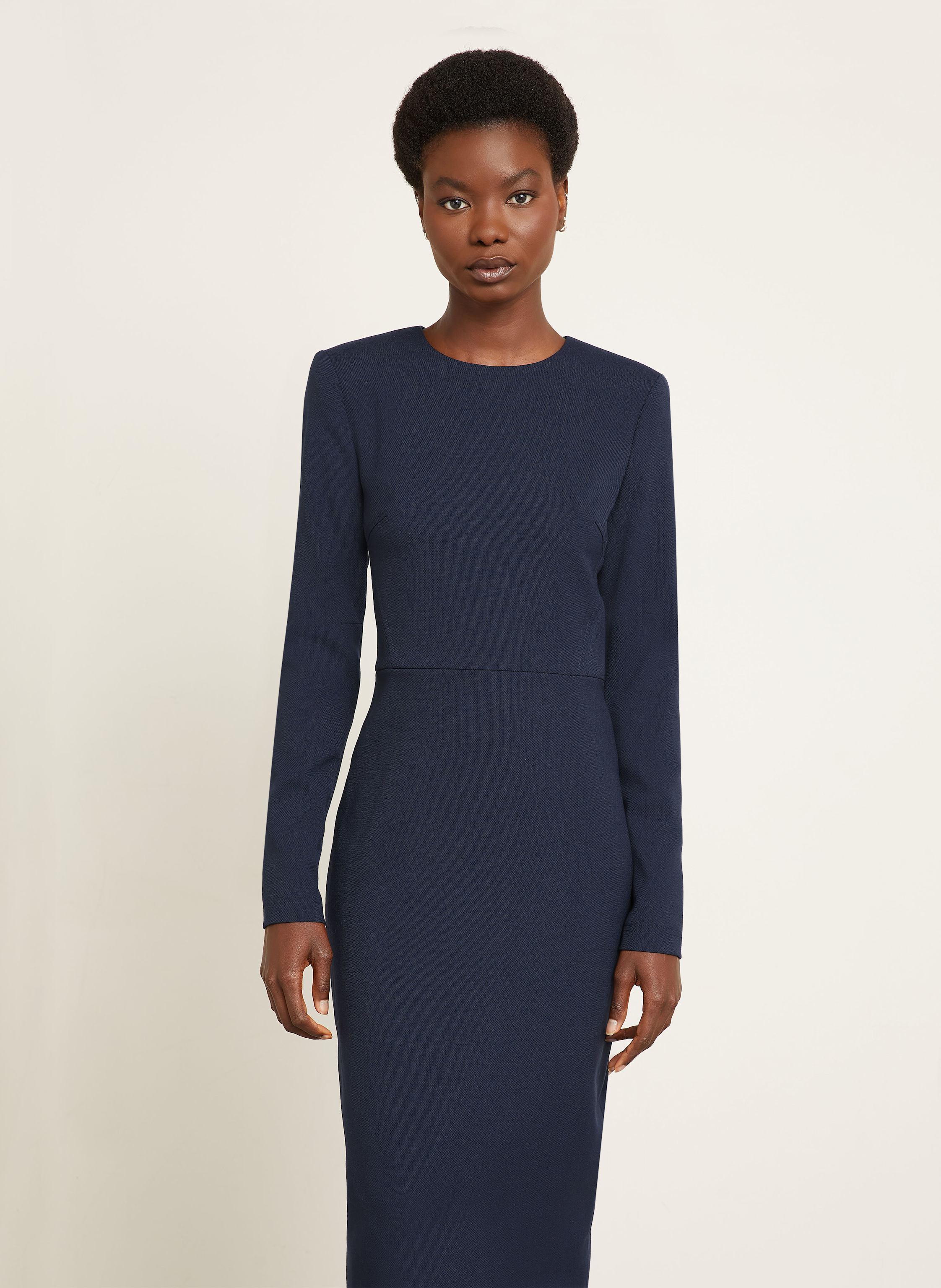 Thumbnail - Victoria Beckham Etuikleid blau