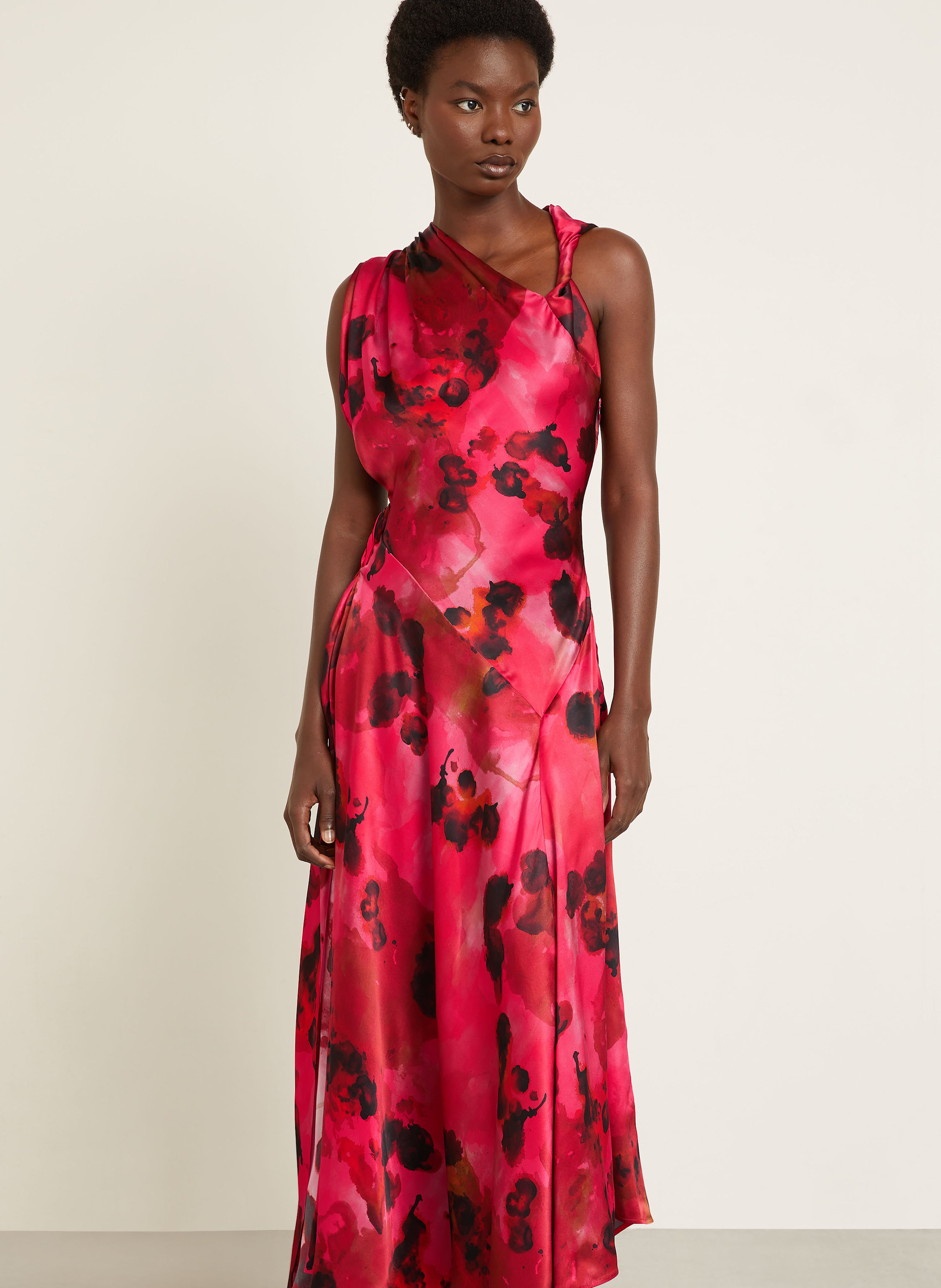 Thumbnail - Victoria Beckham Abendkleid Aus Seide rot