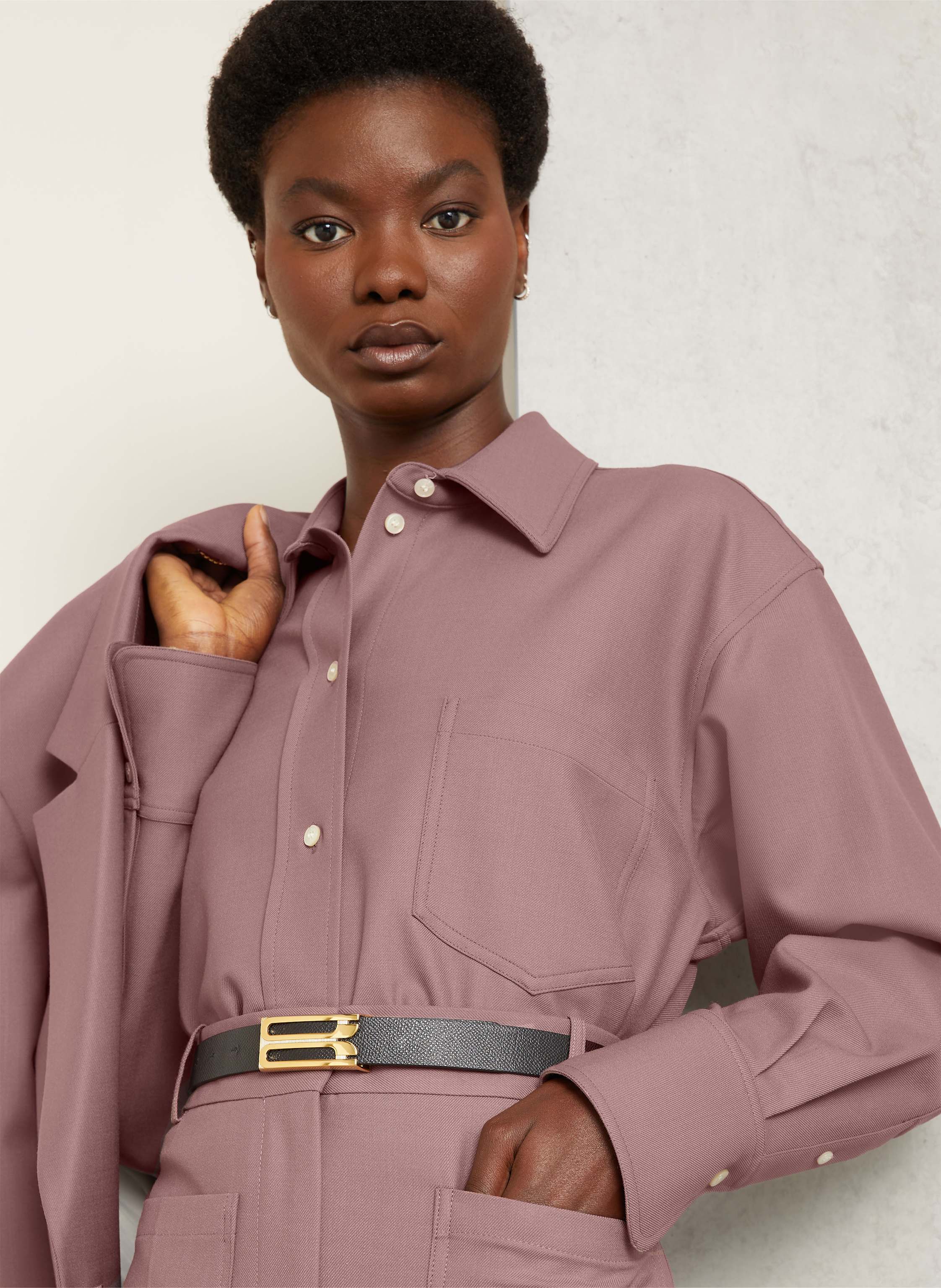 Thumbnail - Victoria Beckham Hemdbluse rosa