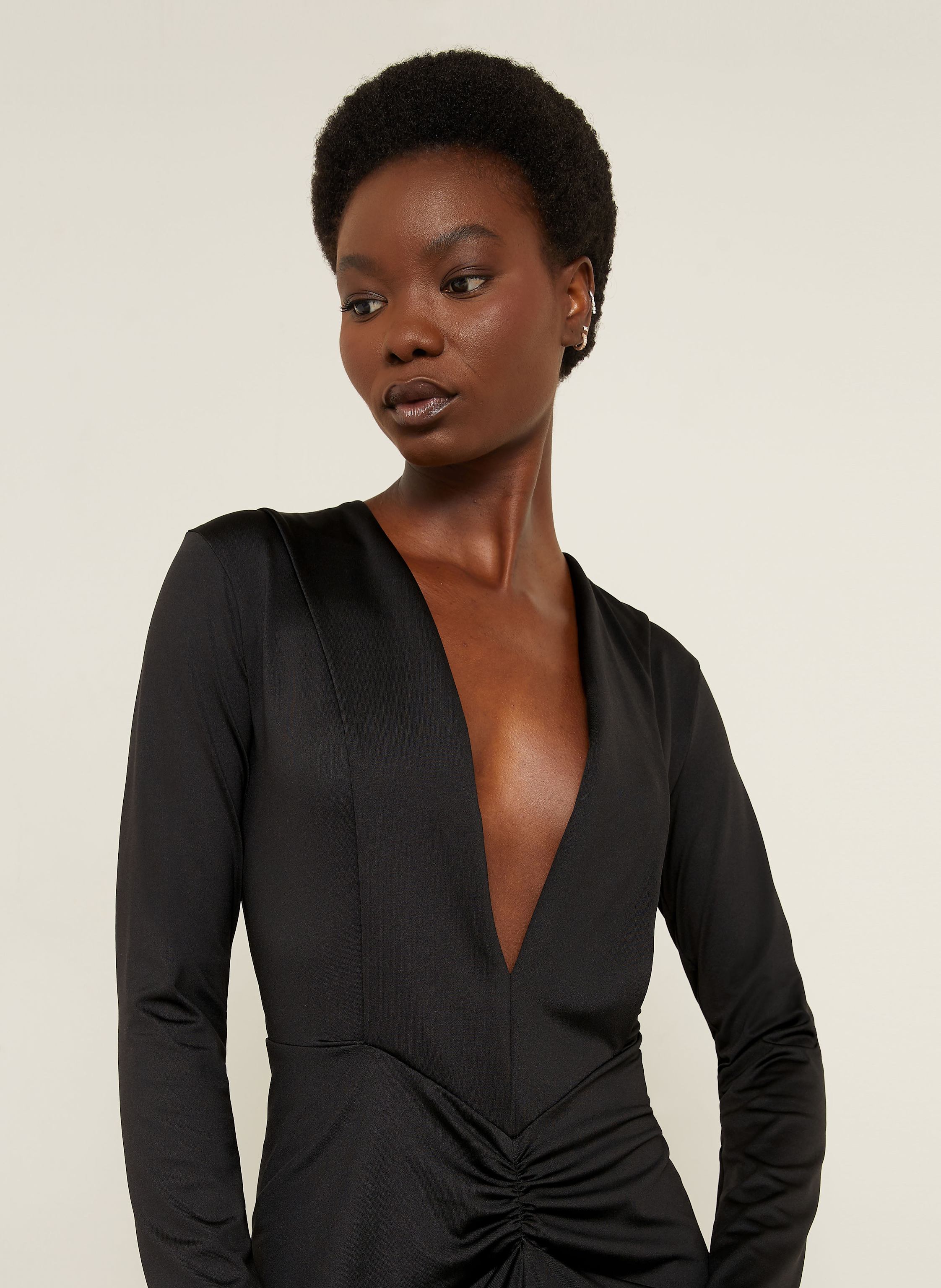 Thumbnail - Victoria Beckham Abendkleid schwarz