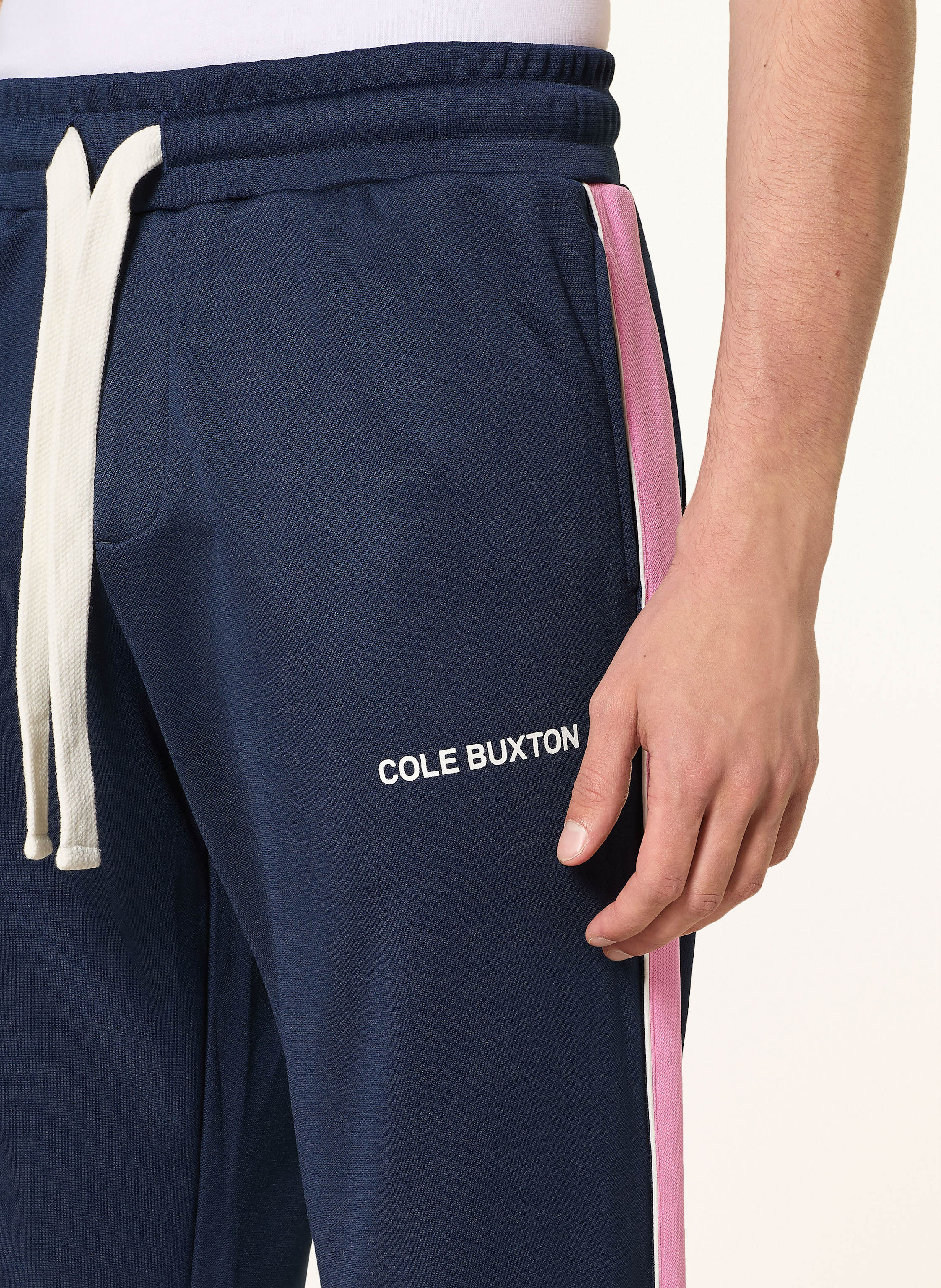 Thumbnail - Cole Buxton Track Pants Contrast Tape blau