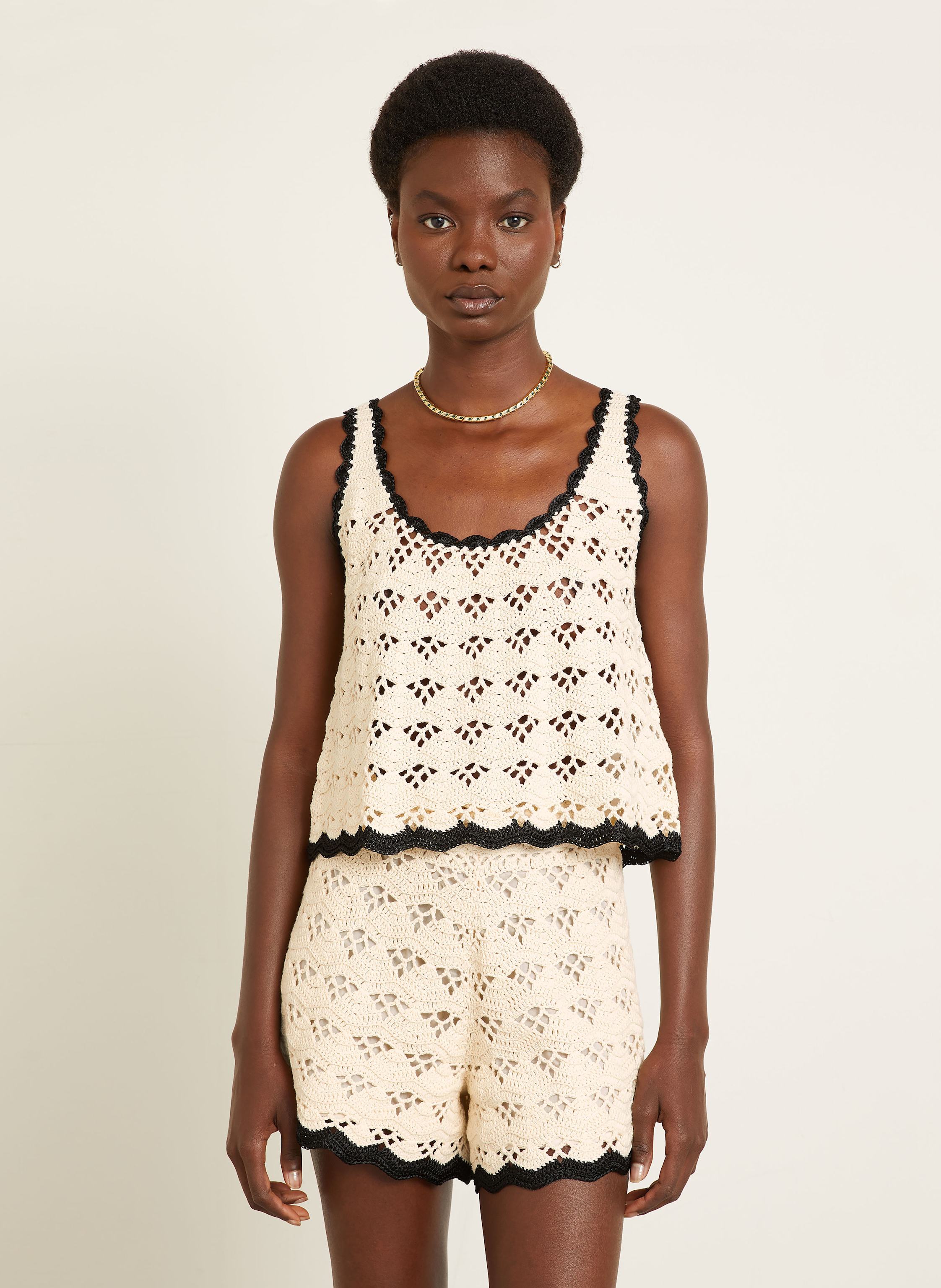 Thumbnail - Zimmermann Stricktop Rhiannon beige