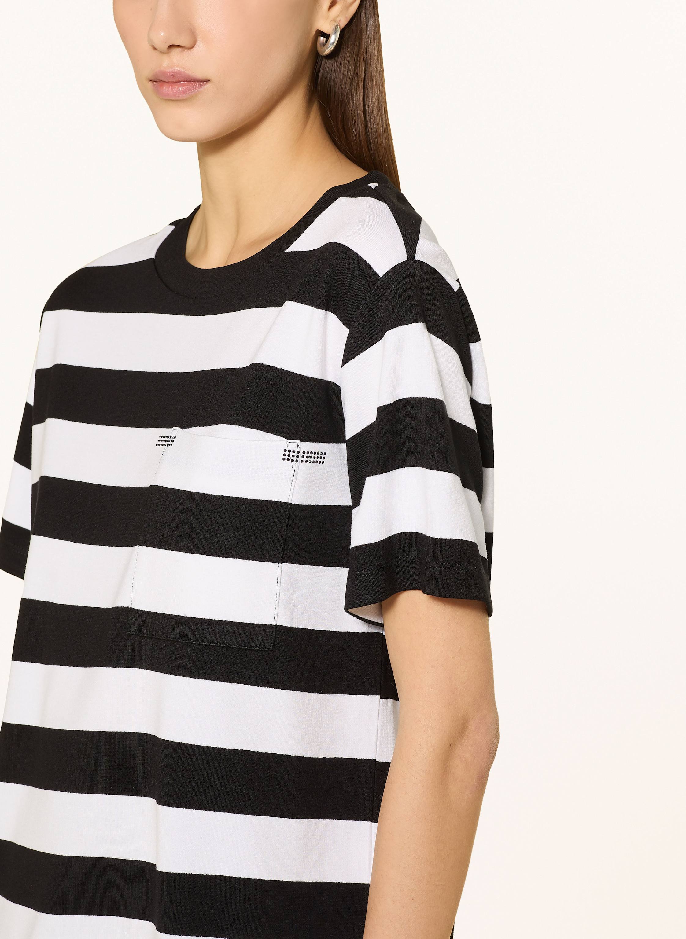 Thumbnail - Monari T-Shirt Mit Schmucksteinen schwarz