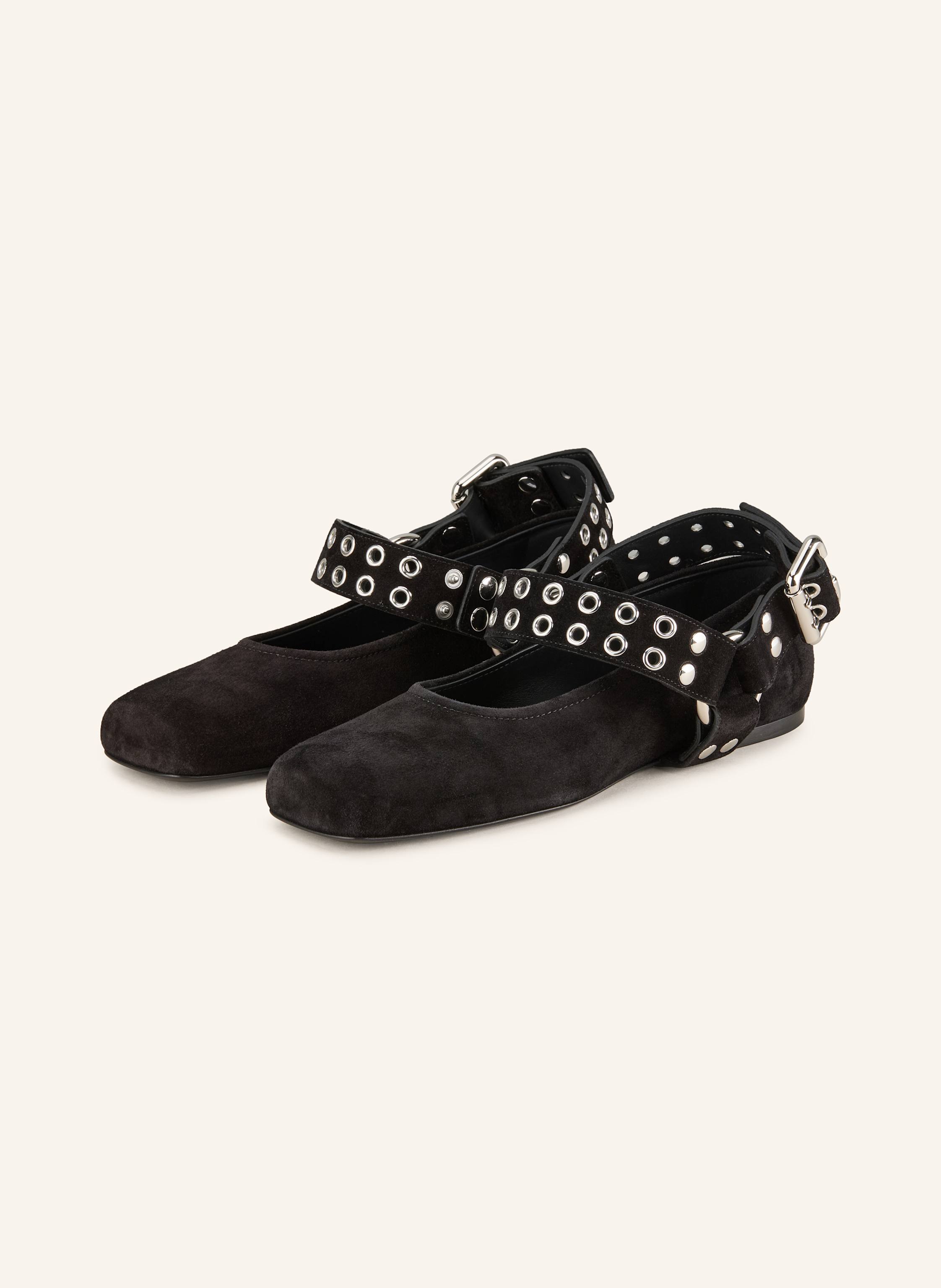 Alaïa Mary-Jane-Ballerinas Mit Nieten schwarz