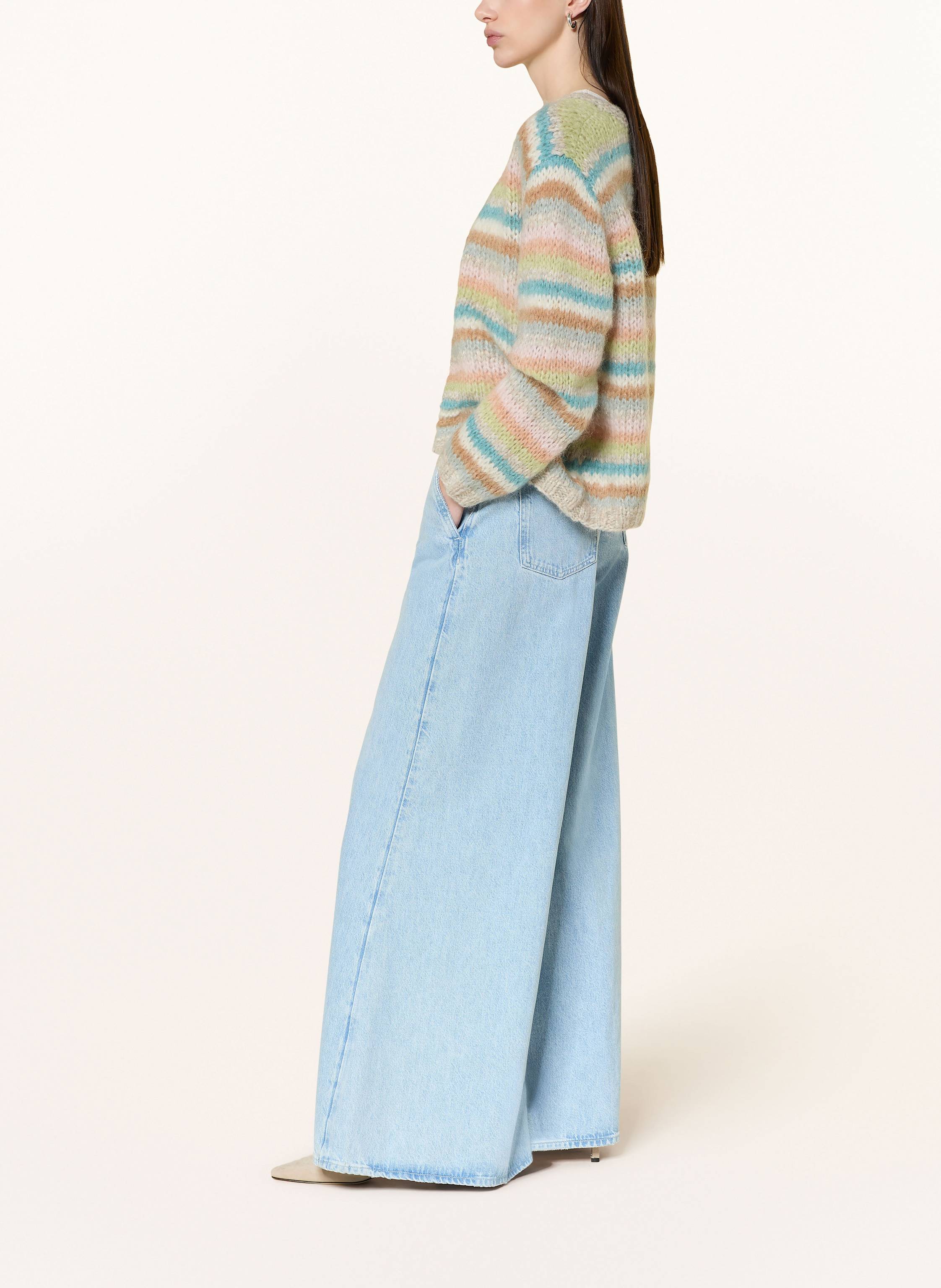 Thumbnail - 7 For All Mankind Wide Leg Jeans Willow Trouser blau