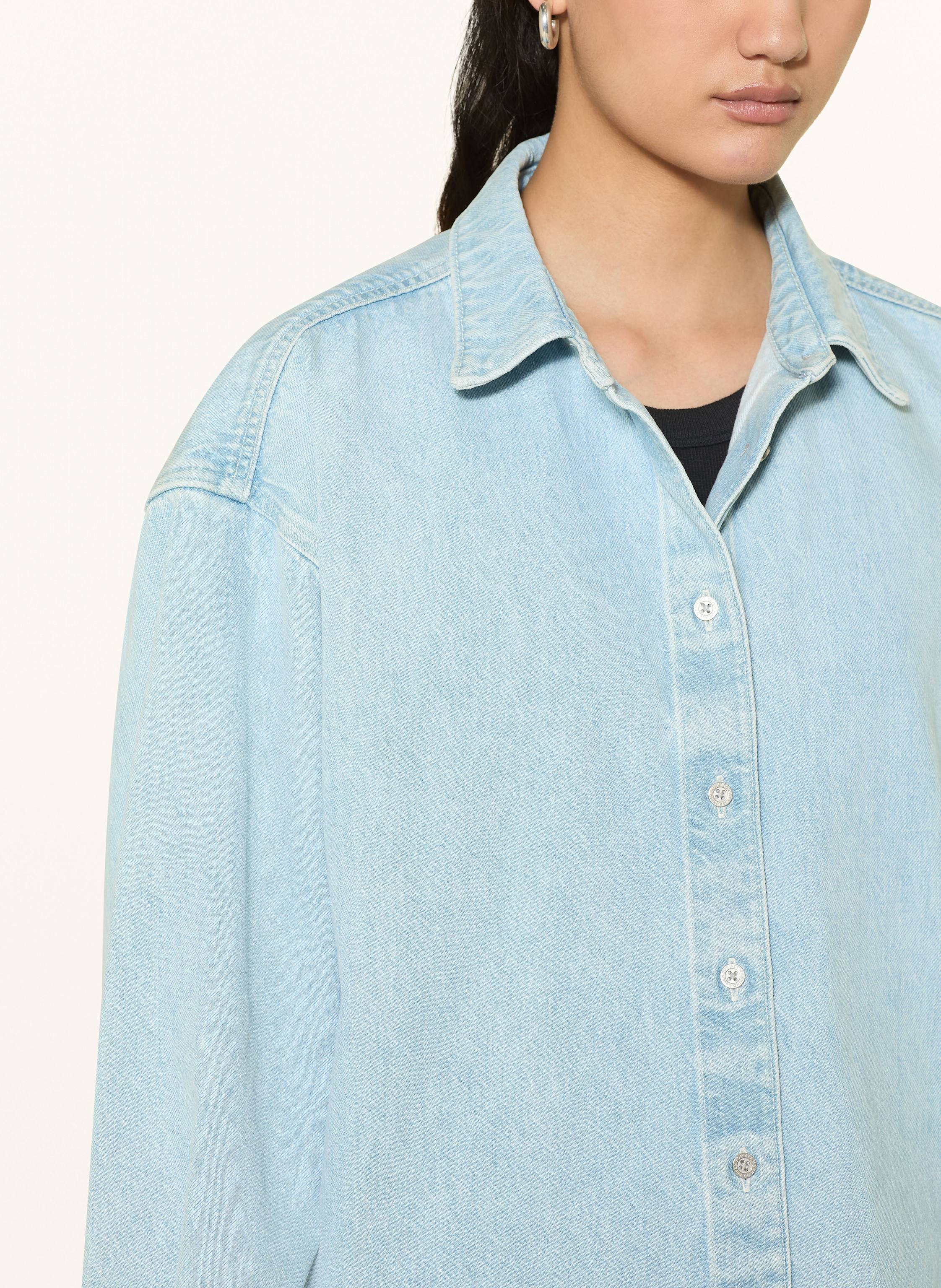 Thumbnail - 7 For All Mankind Jeans-Overshirt Nina blau