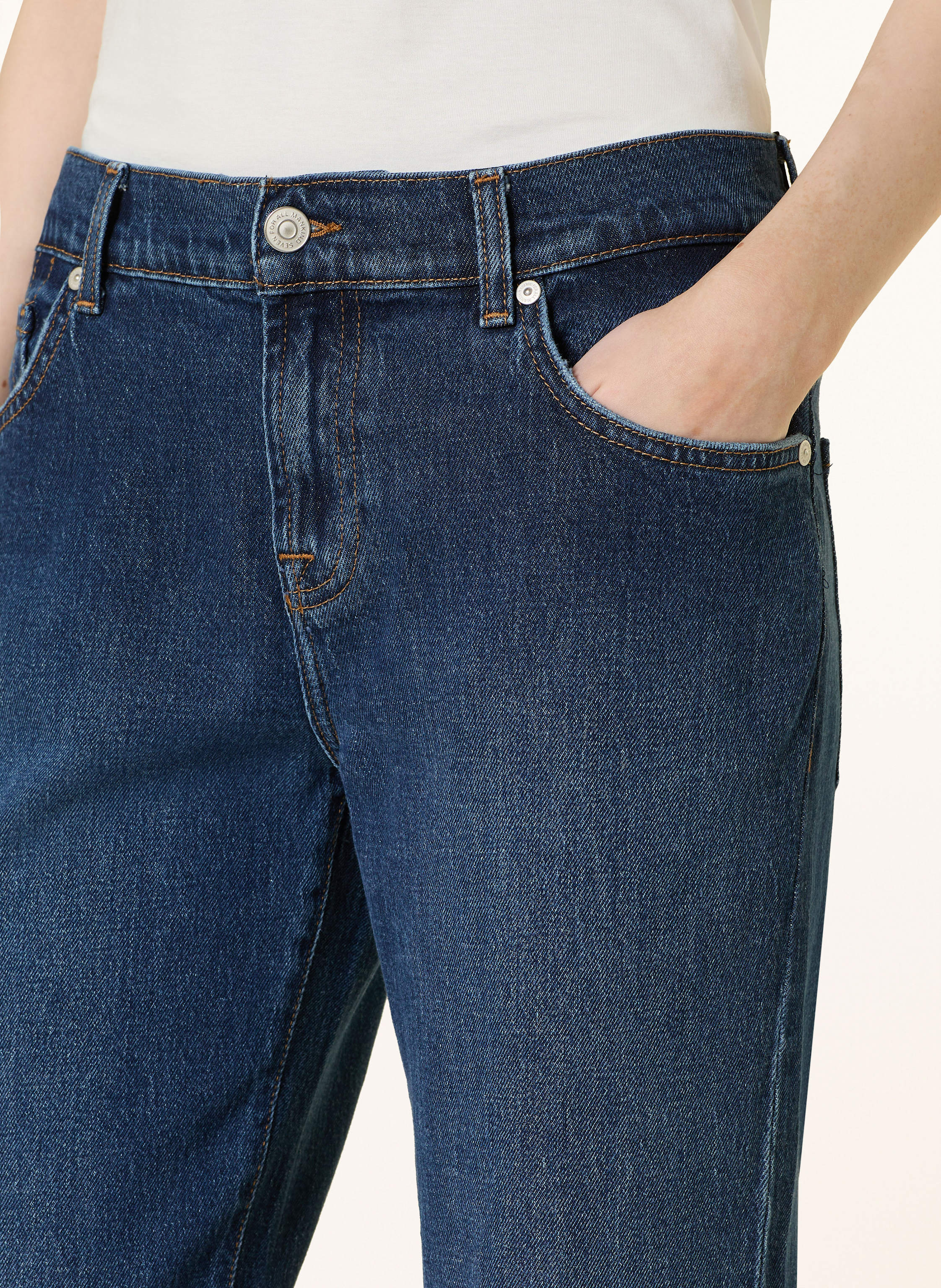 Thumbnail - 7 For All Mankind Flared Jeans Spencer Flare blau