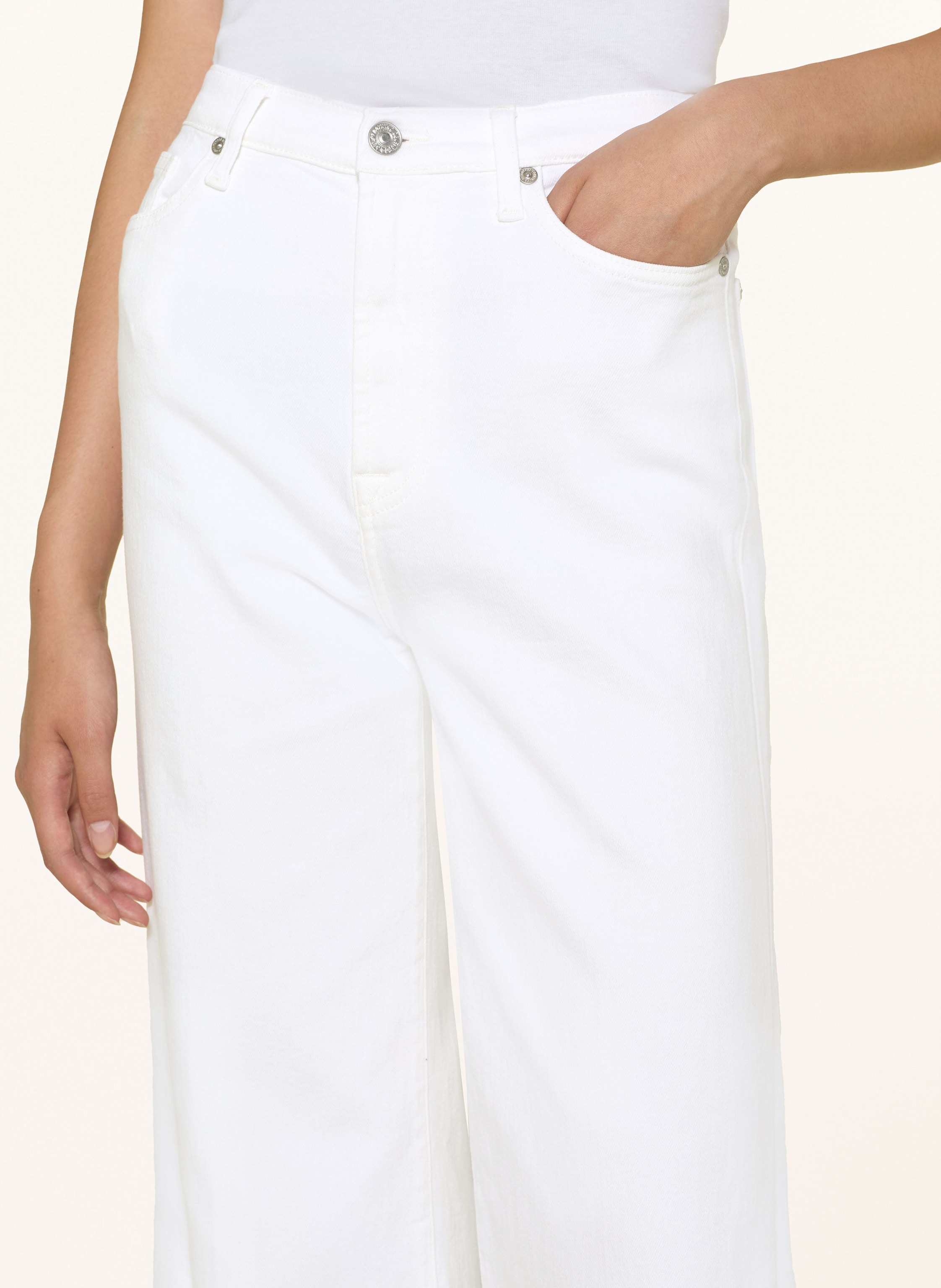 Thumbnail - 7 For All Mankind Flared Jeans Ultra High Rise Cropped Jo weiss