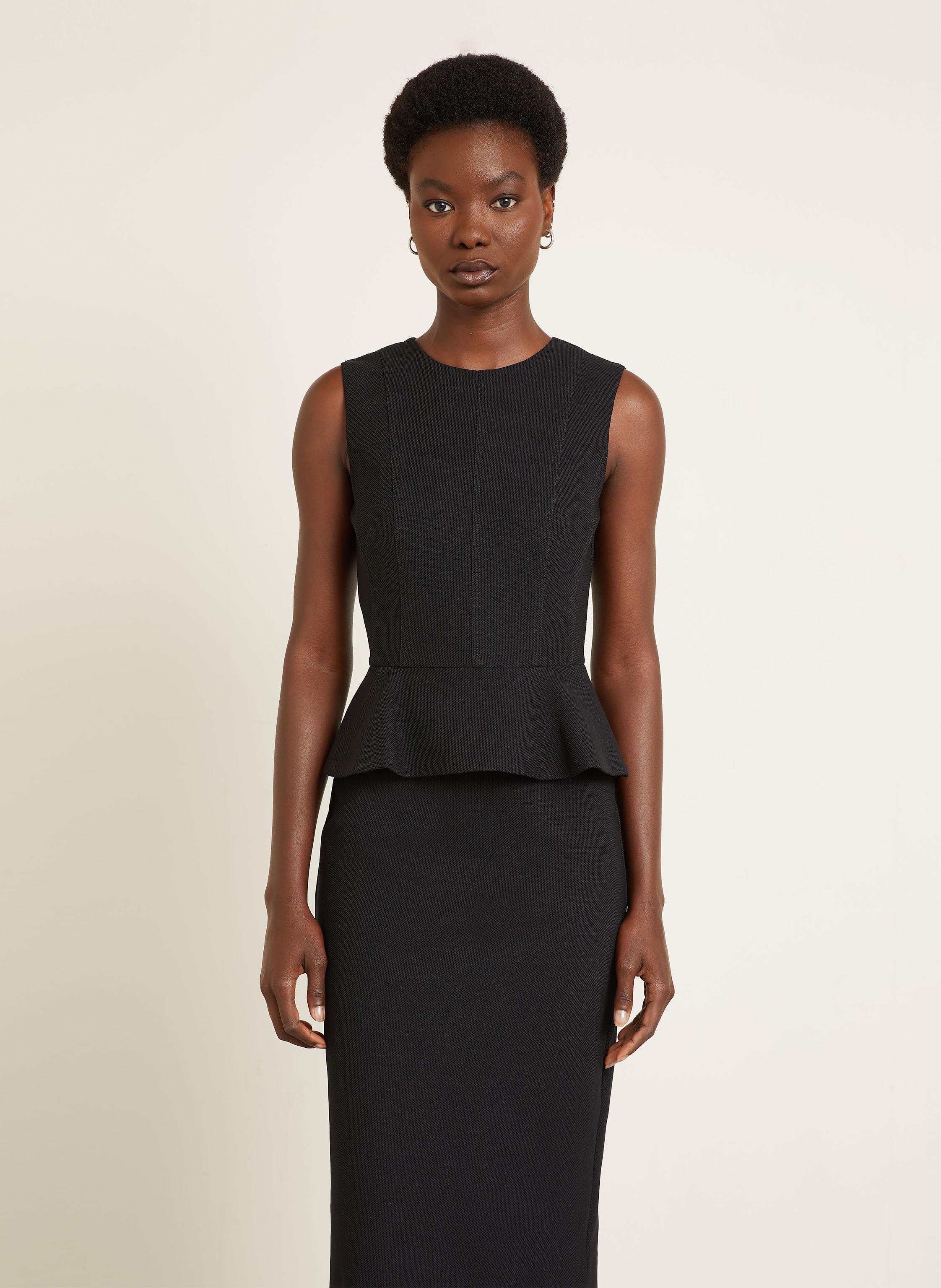 Thumbnail - Max Mara Etuikleid Cosmos schwarz