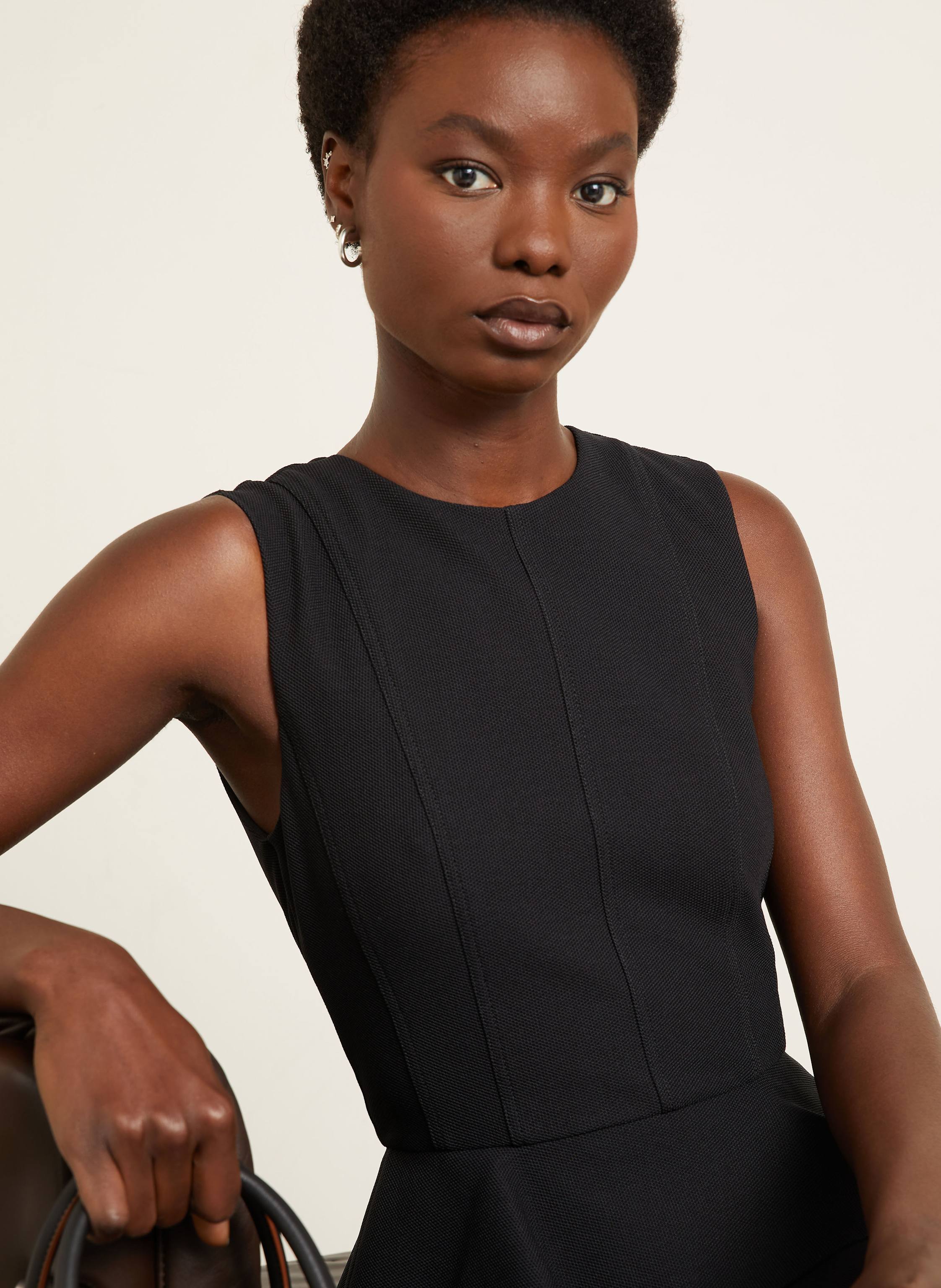 Thumbnail - Max Mara Etuikleid Cosmos schwarz