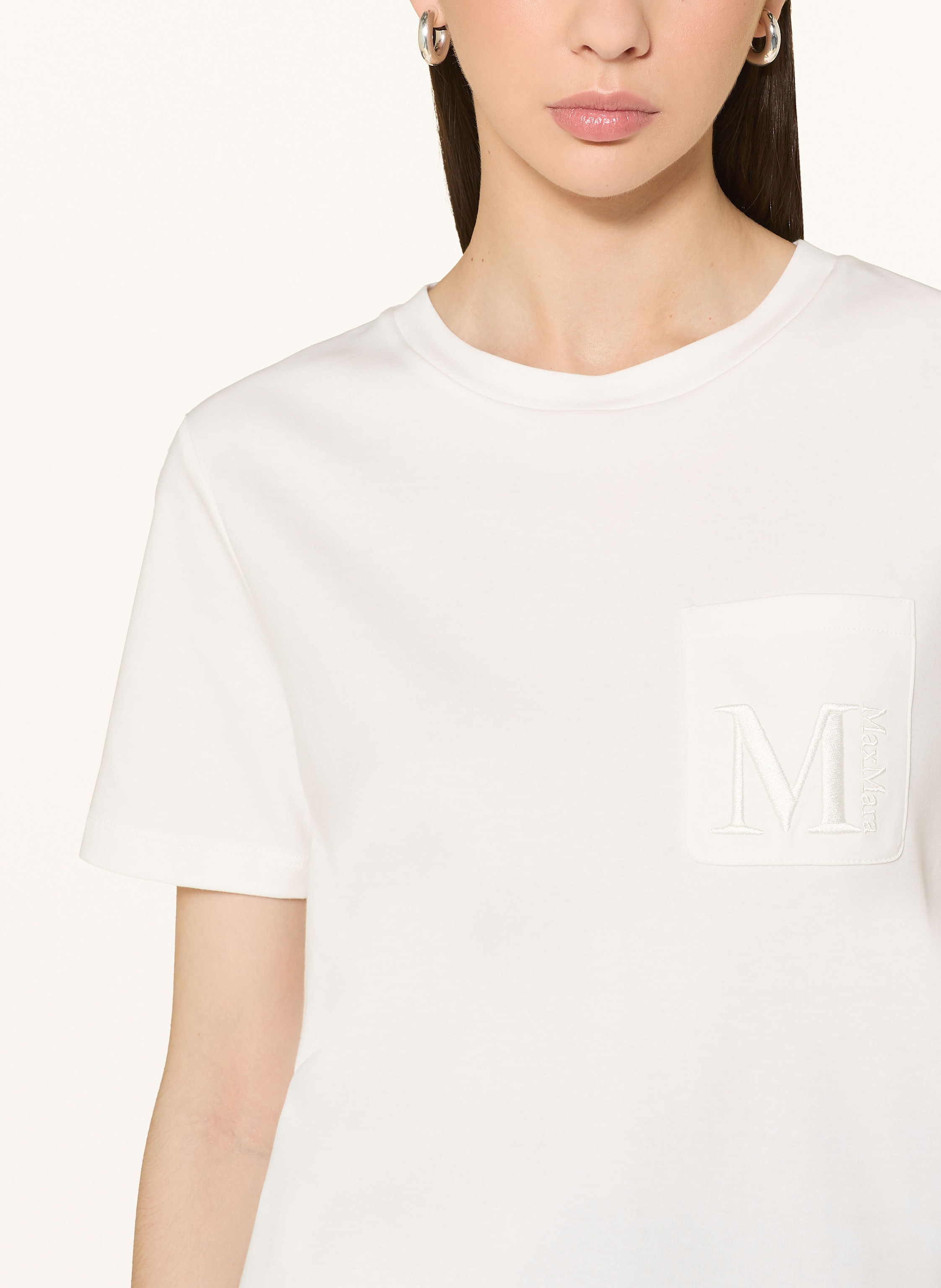 Thumbnail - S Max Mara T-Shirt Madera weiss