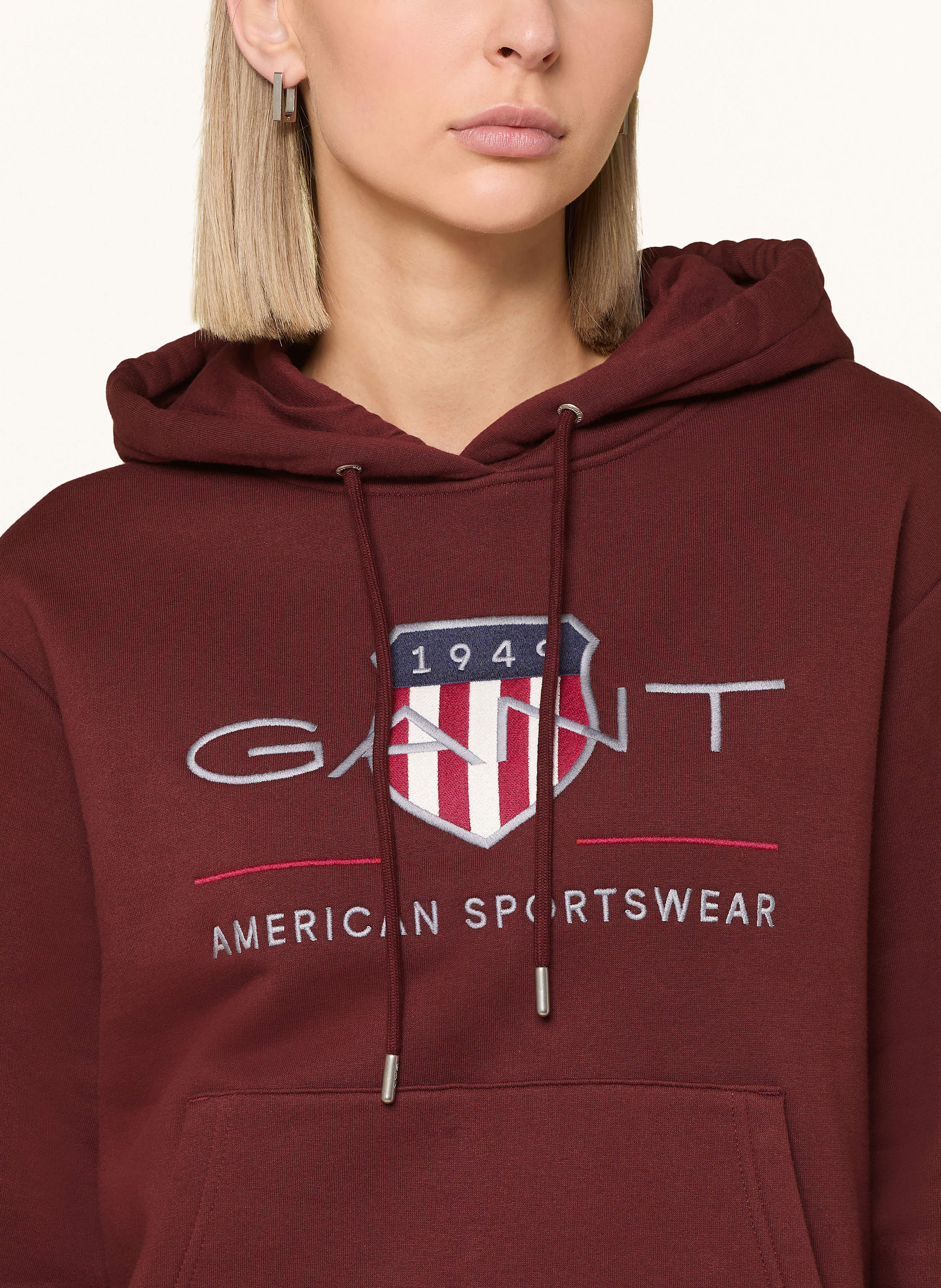 Thumbnail - Gant Hoodie rot