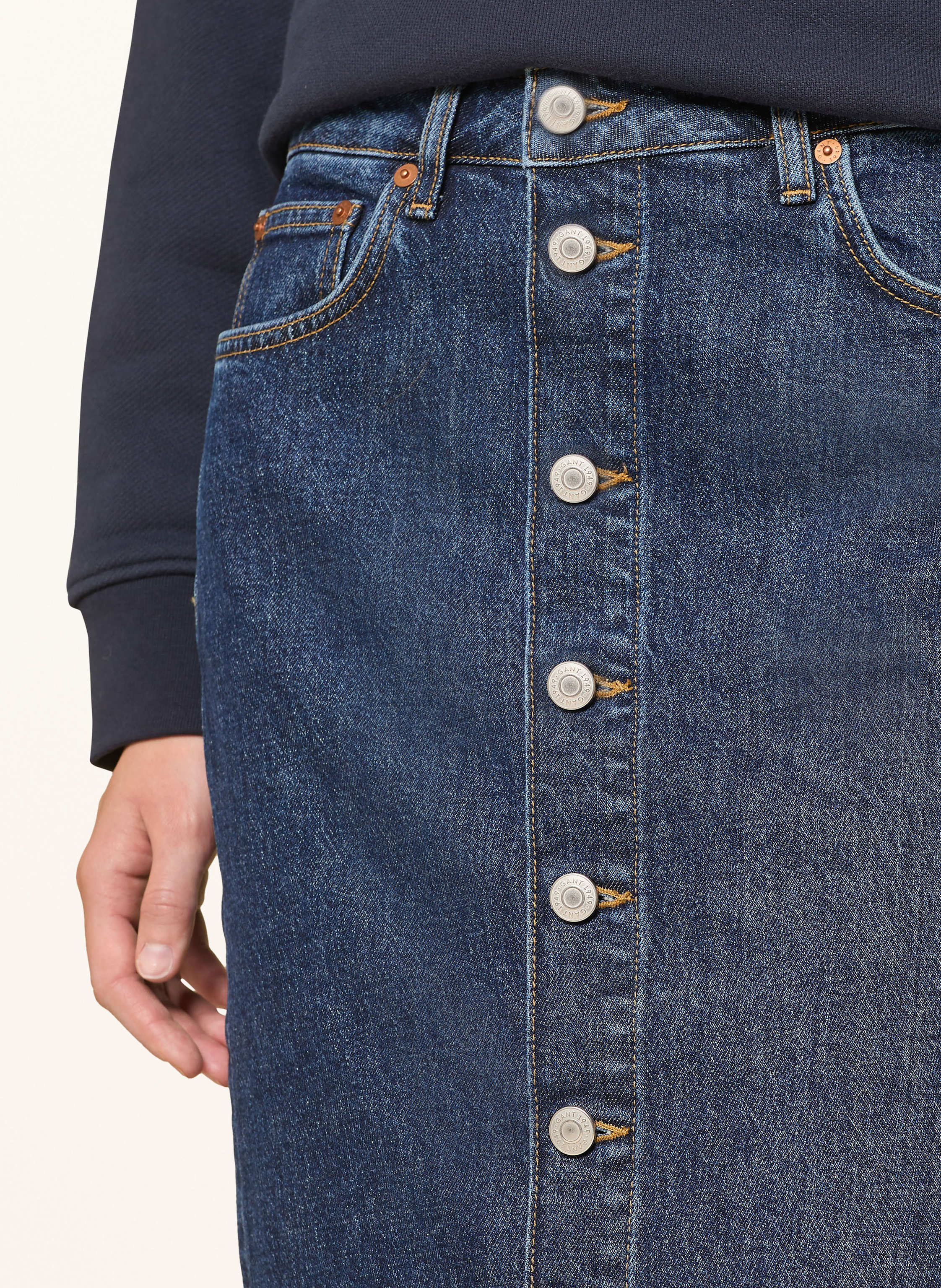 Thumbnail - Gant Jeansrock blau