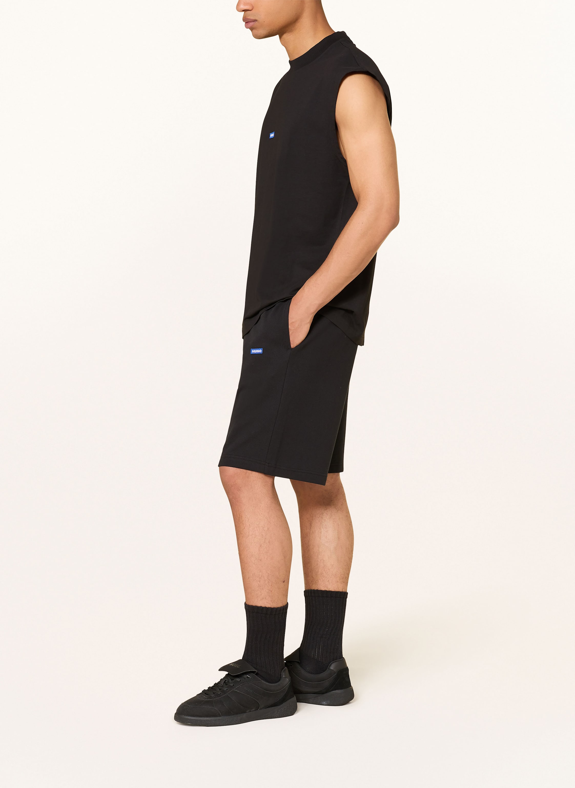Thumbnail - Hugo Blue Sweatshorts Nasensio schwarz