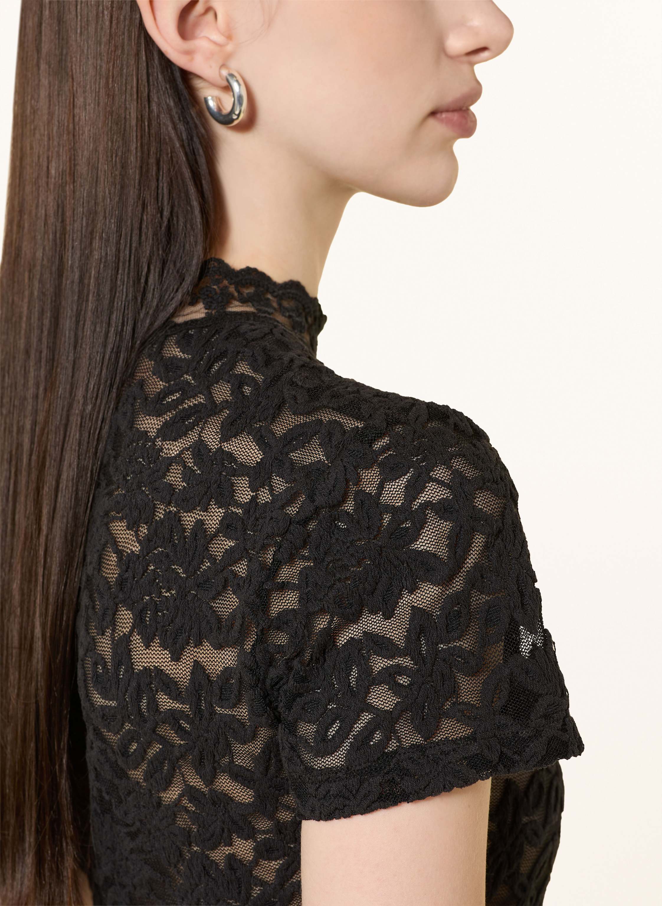 Thumbnail - Rosemunde Blusenshirt Rwdelicia Aus Spitze schwarz