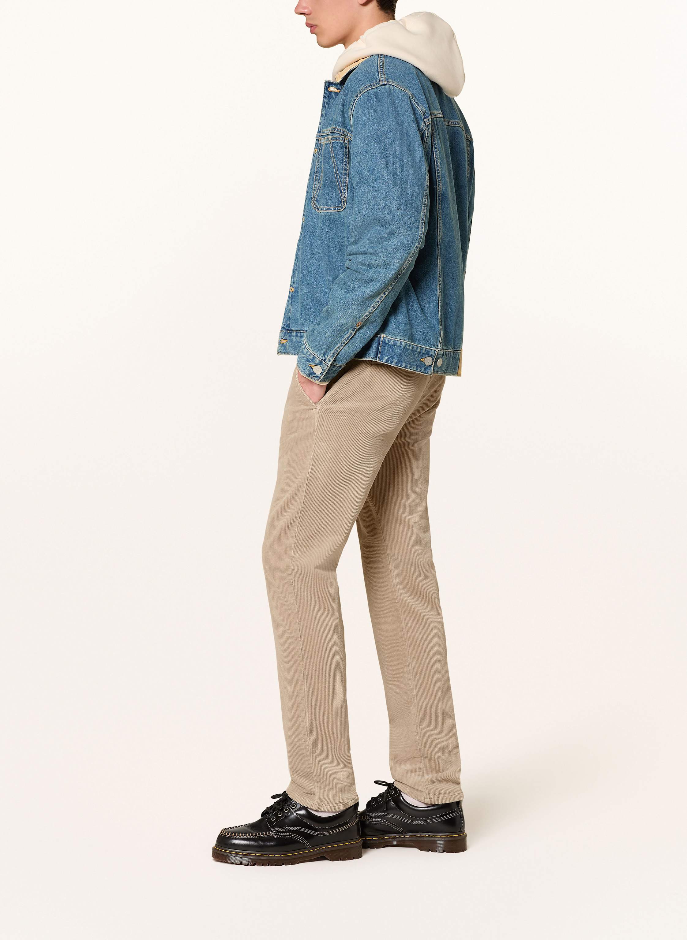 Thumbnail - Paul Cordchino Comfort Fit beige