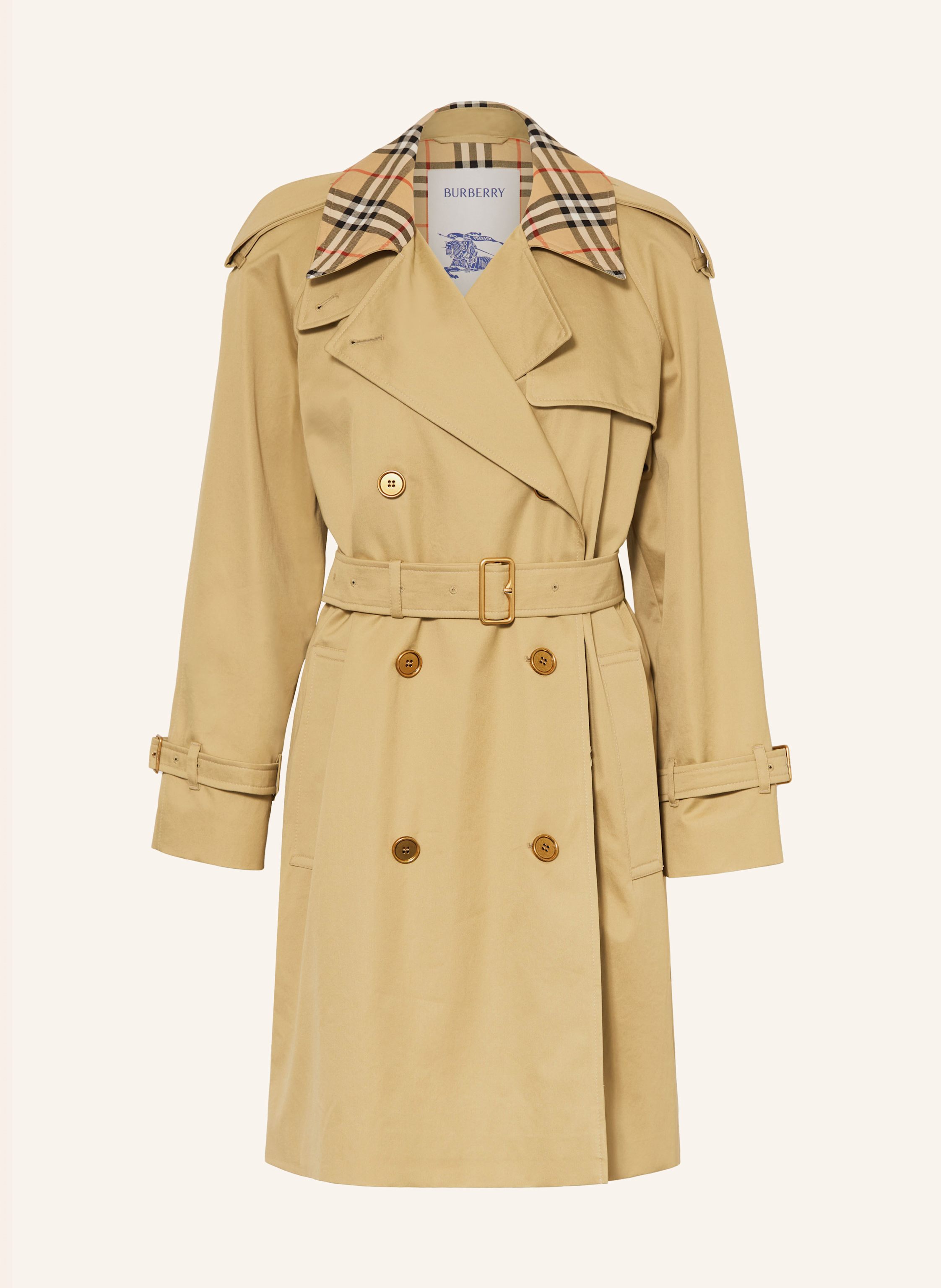 BURBERRY Trenchcoat CASTLEFORD in hellbraun