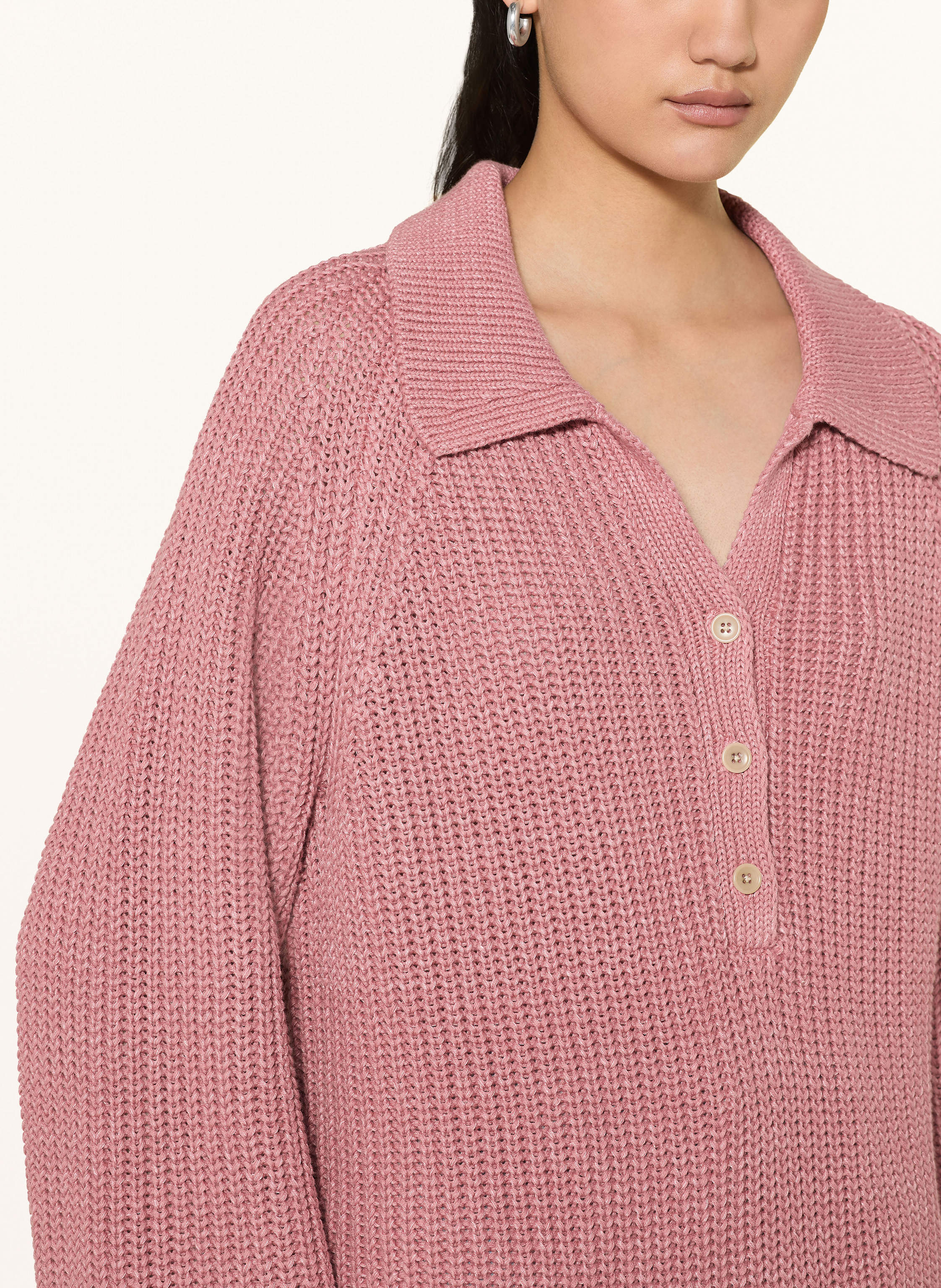 Thumbnail - Faithfull The Brand Strickshirt Magda Mit Leinen rosa