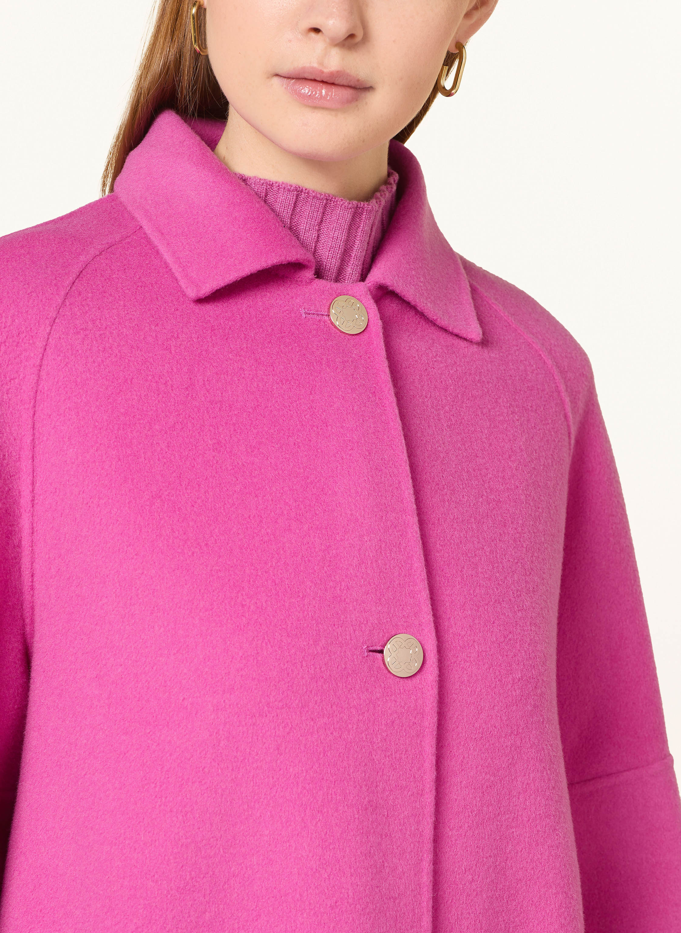 Thumbnail - Elena Miro Kastenjacke Mit 3/4-Arm pink