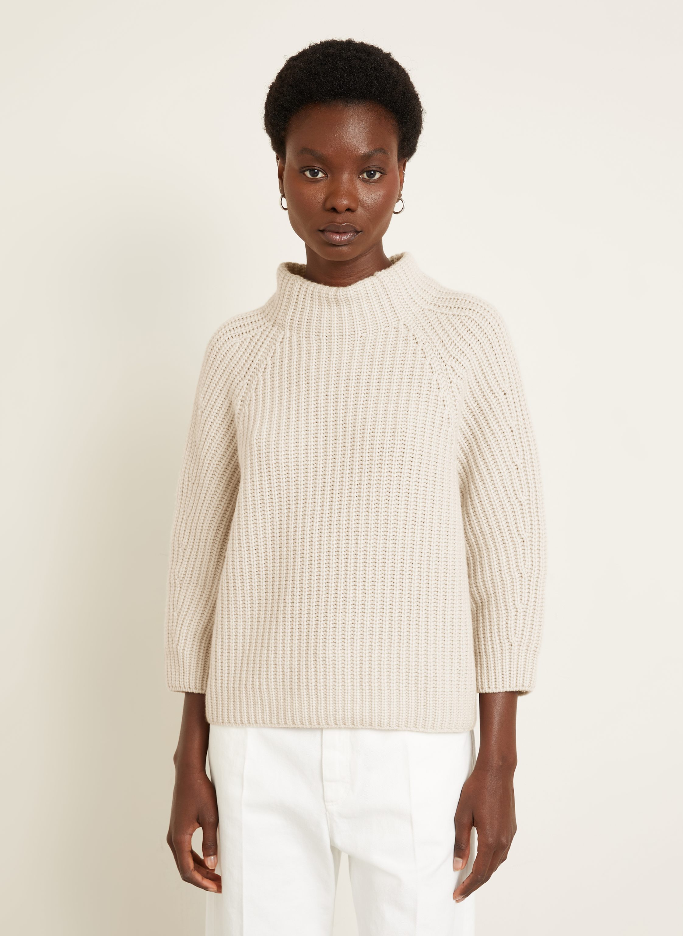 Thumbnail - Iris Von Arnim Cashmere-Pullover Fallou beige