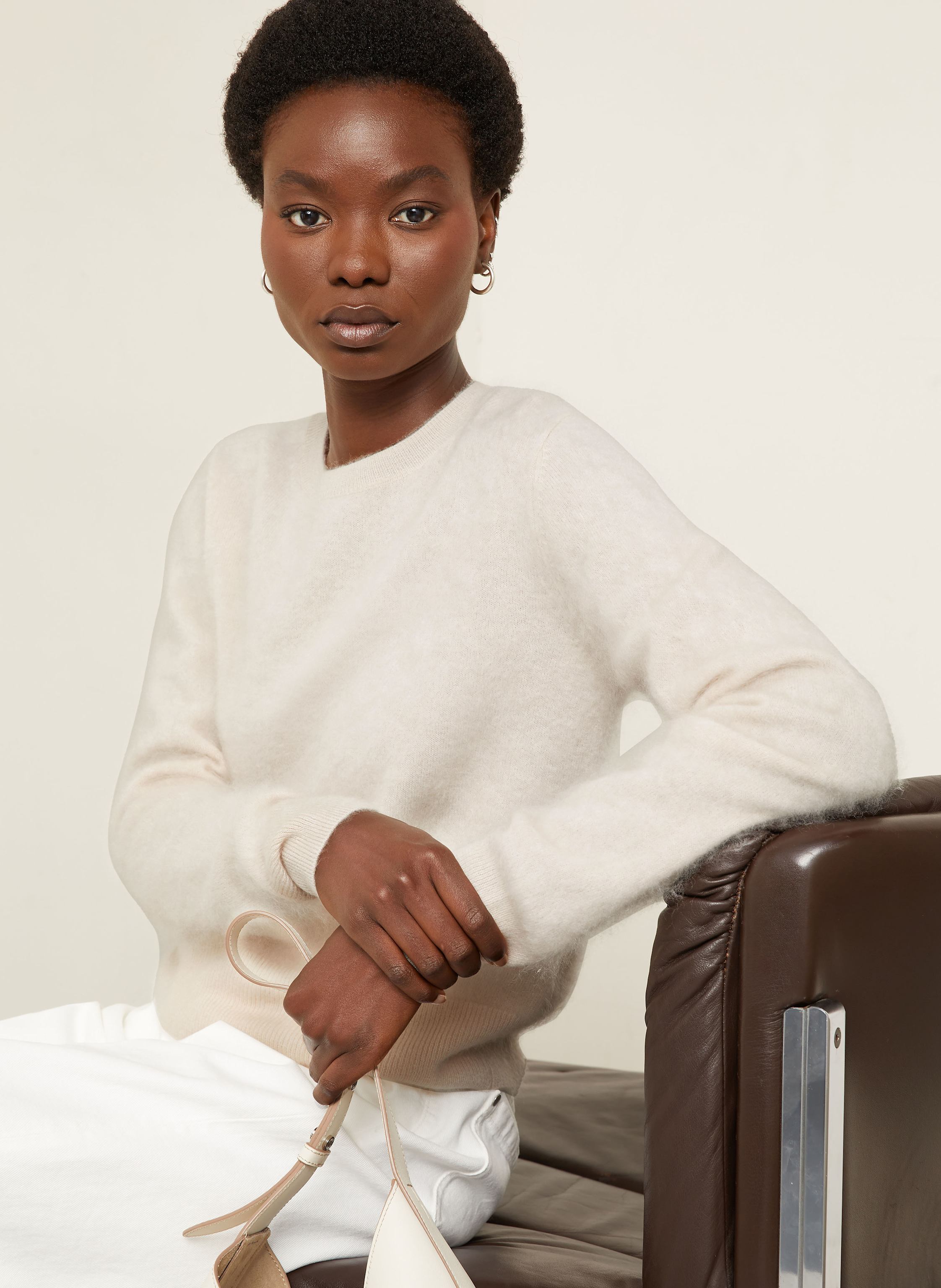 Thumbnail - Iris Von Arnim Cashmere-Pullover Monica beige