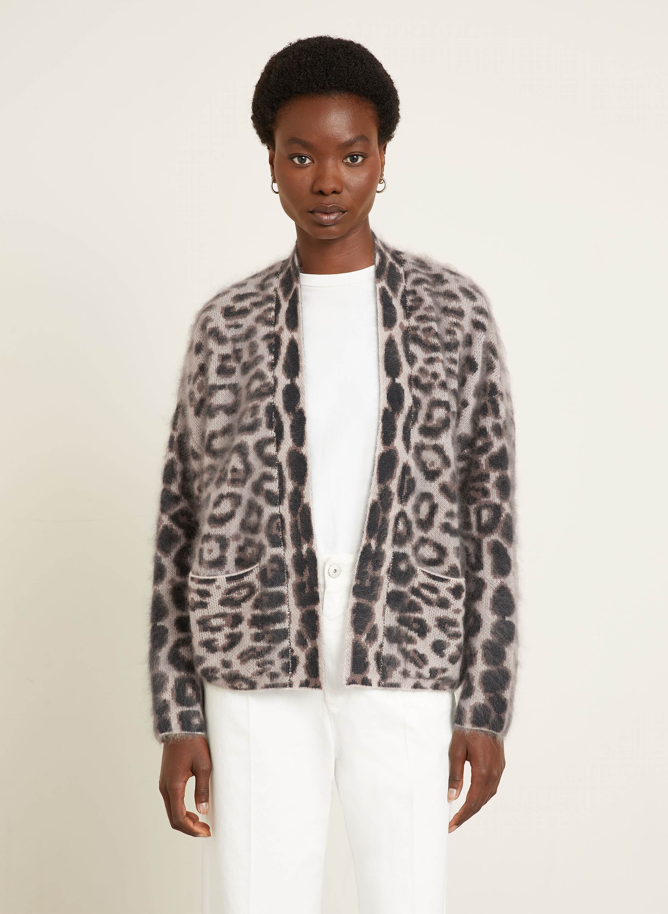 Thumbnail - Iris Von Arnim Strickhülle Cecylia Aus Cashmere grau