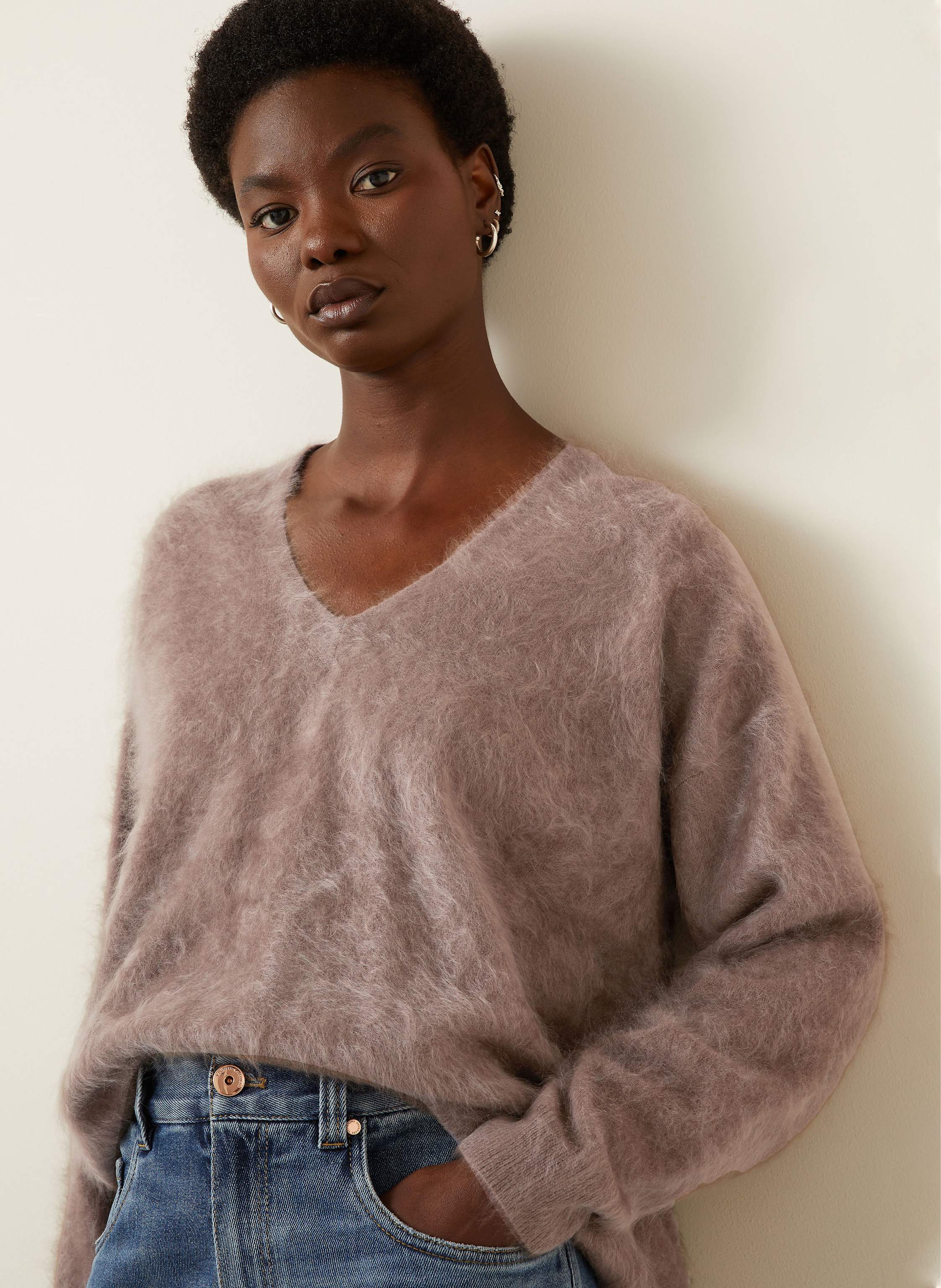 Thumbnail - Iris Von Arnim Cashmere-Pullover Maybell grau