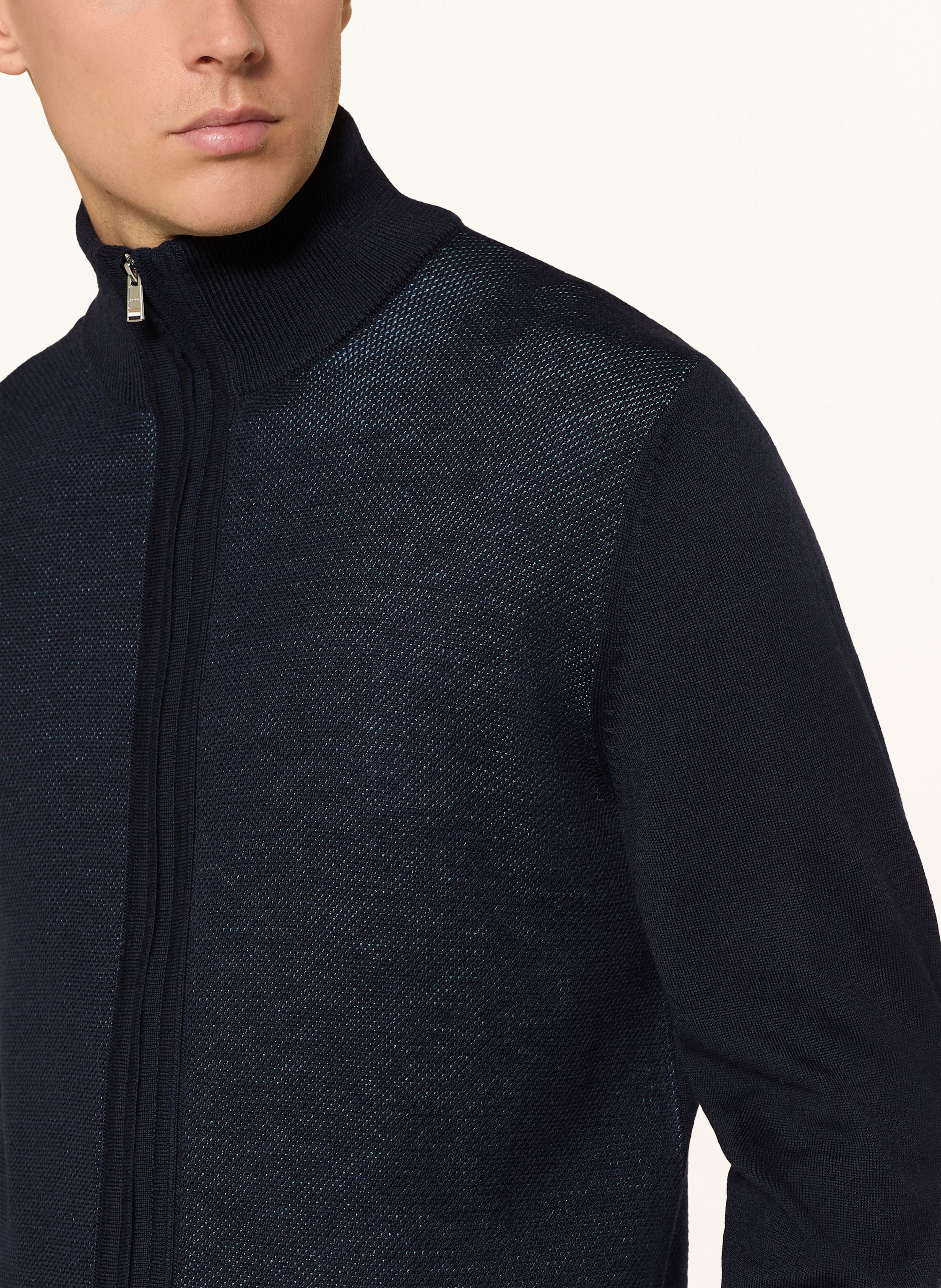 Thumbnail - Boss Strickjacke Iallrione blau