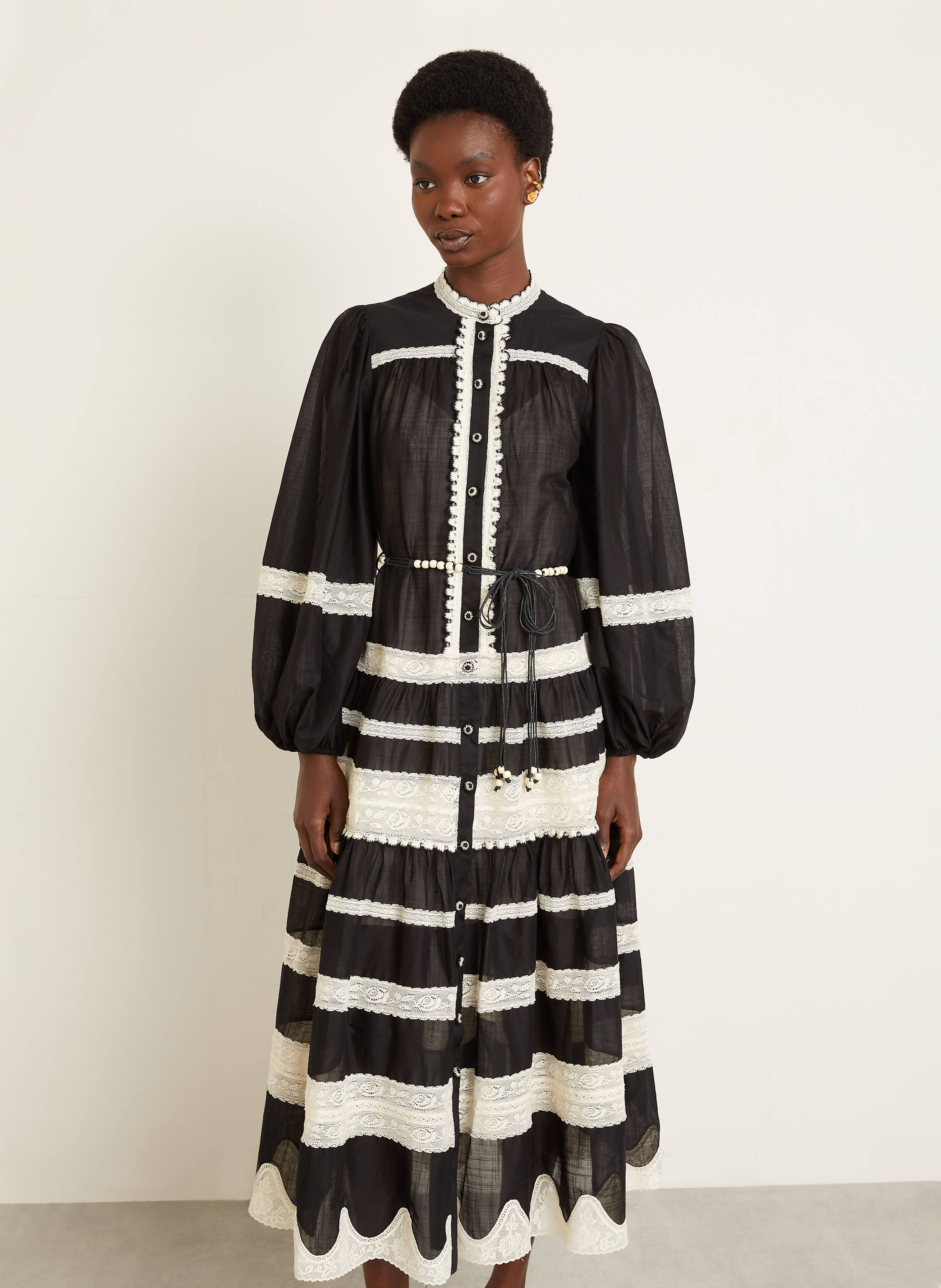 Thumbnail - Zimmermann Kleid Rhiannon schwarz