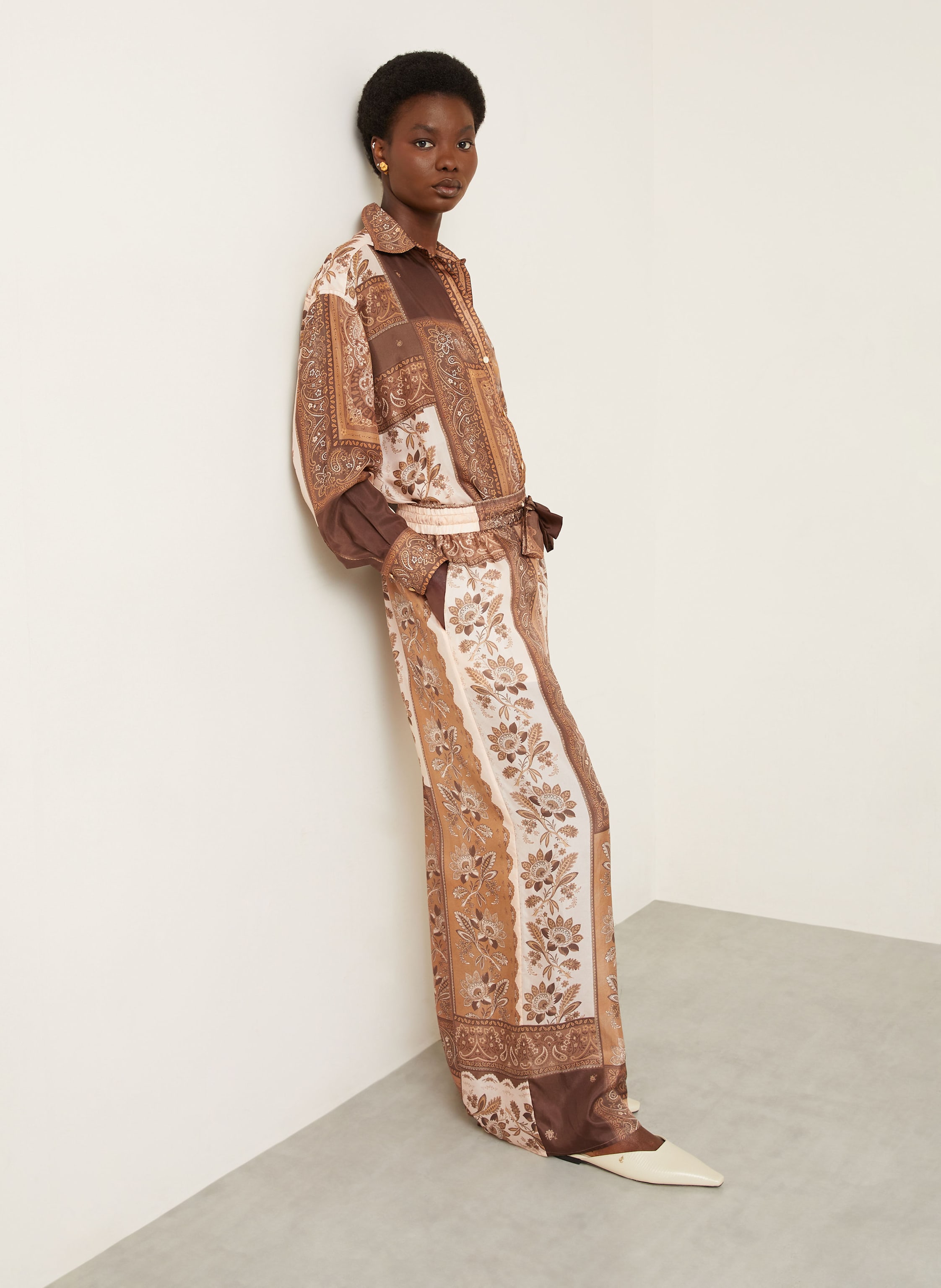 Thumbnail - Zimmermann Seidenhose Lucky braun